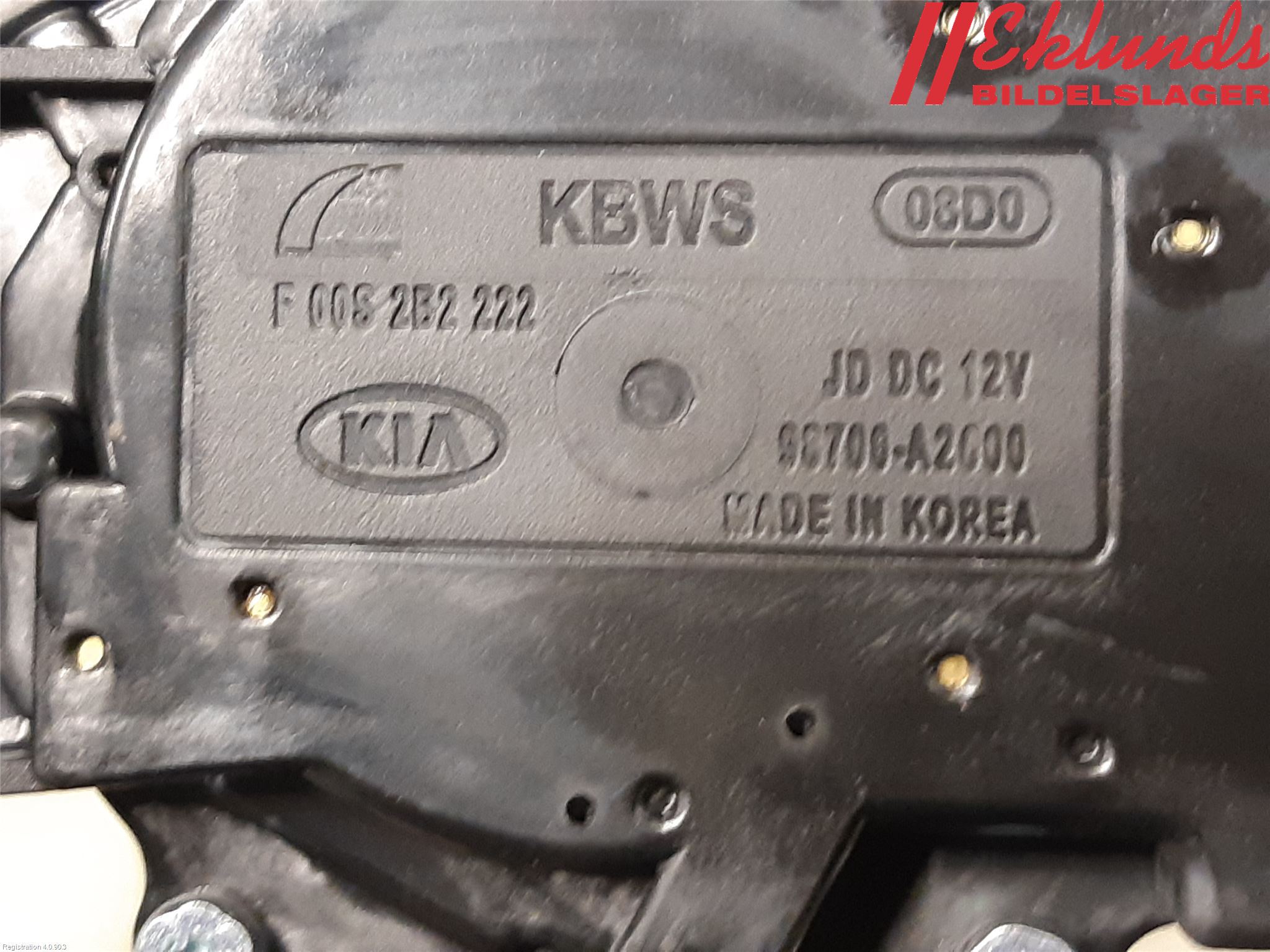 Kia CEED 12-18 Torkarmotor Baklucka