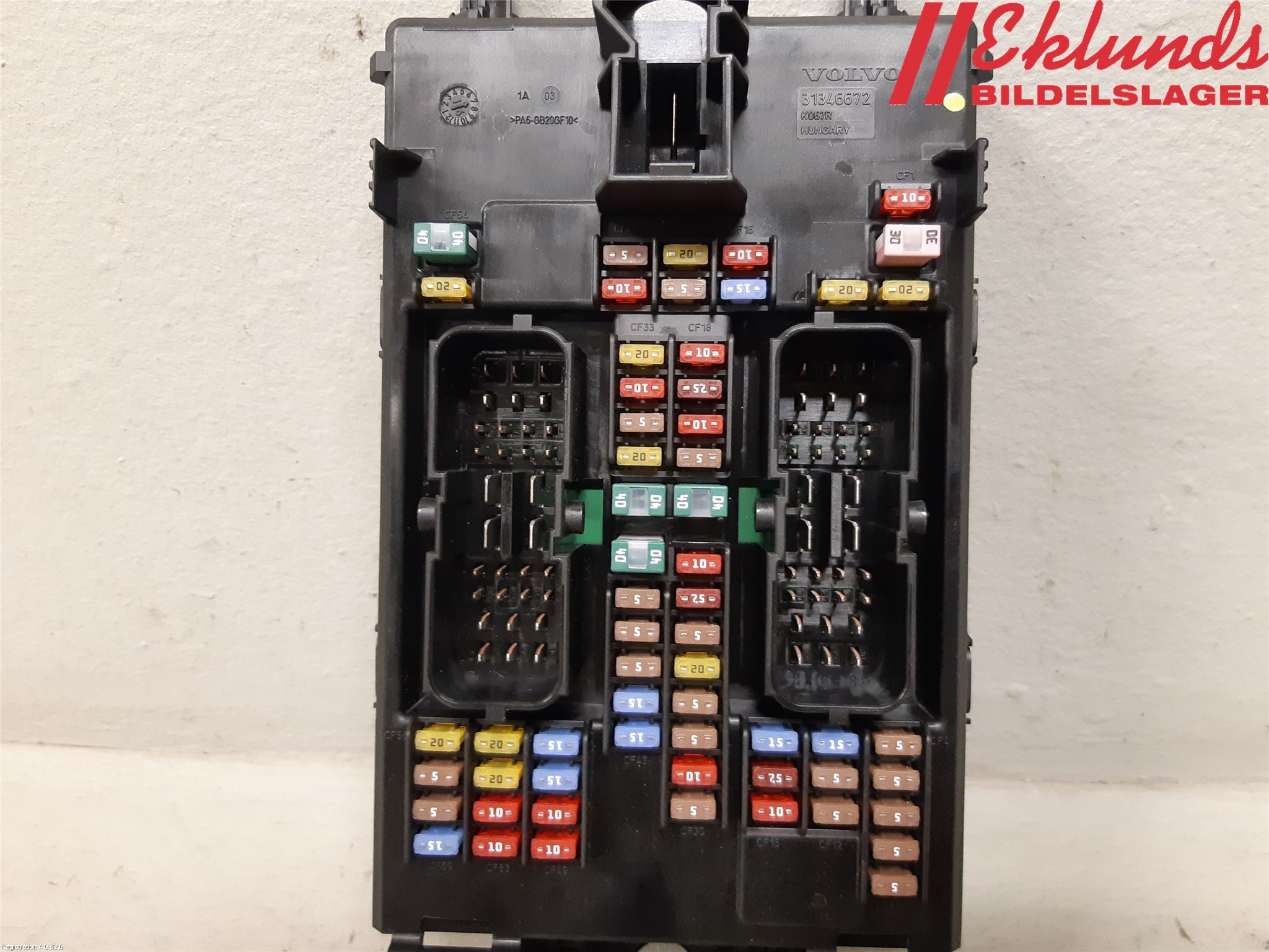 Volvo V90 17->> Säkringsdosa-Elcentral