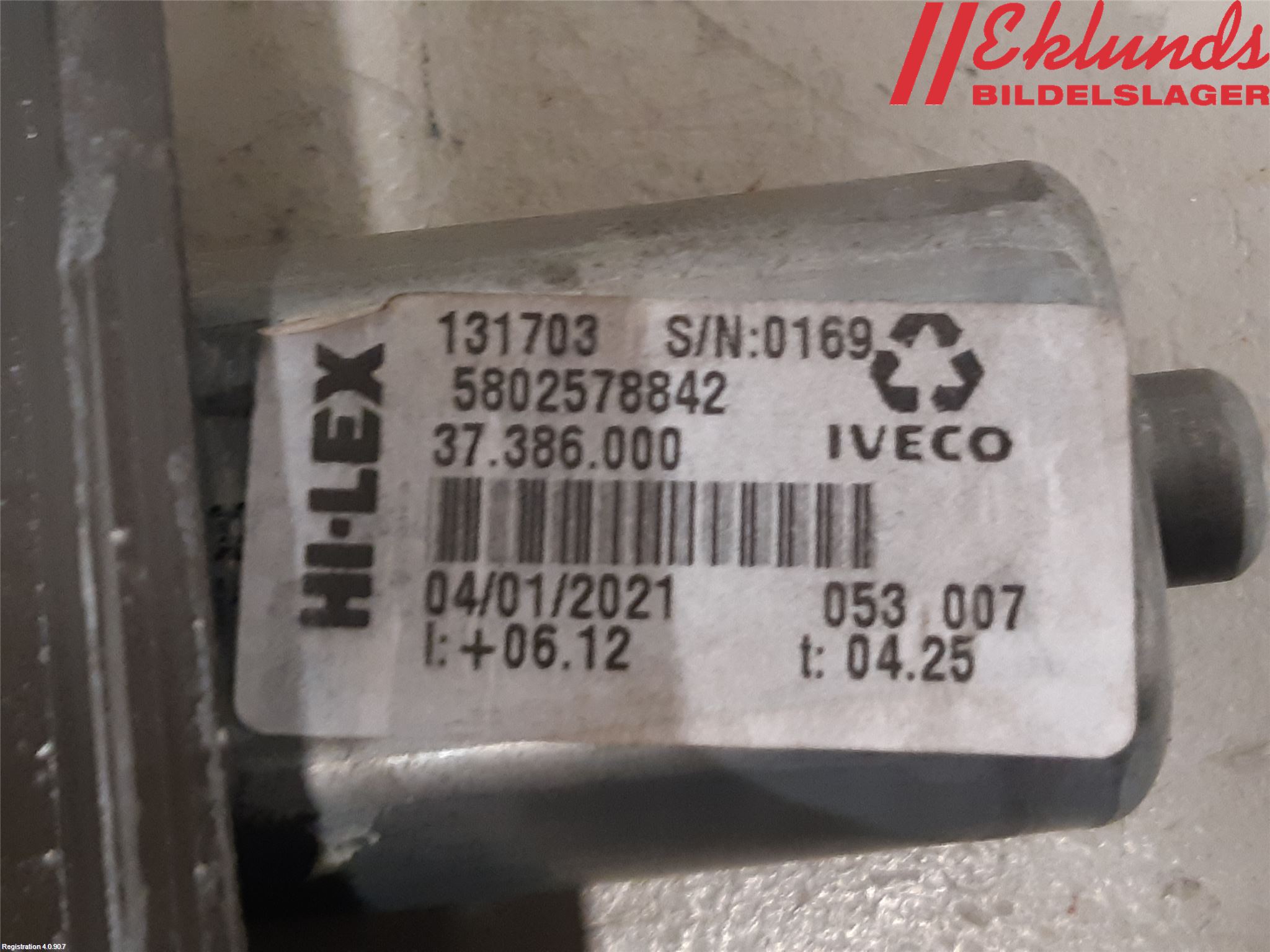 Iveco DAILY 14->> Fönsterhiss El Kompl