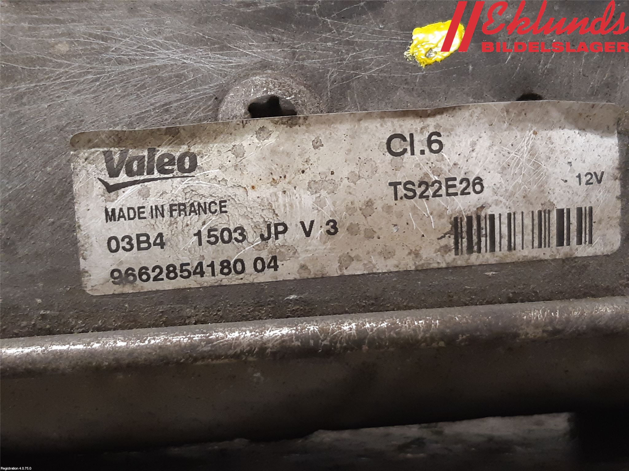 Peugeot PARTNER 08-15 Startmotor Diesel