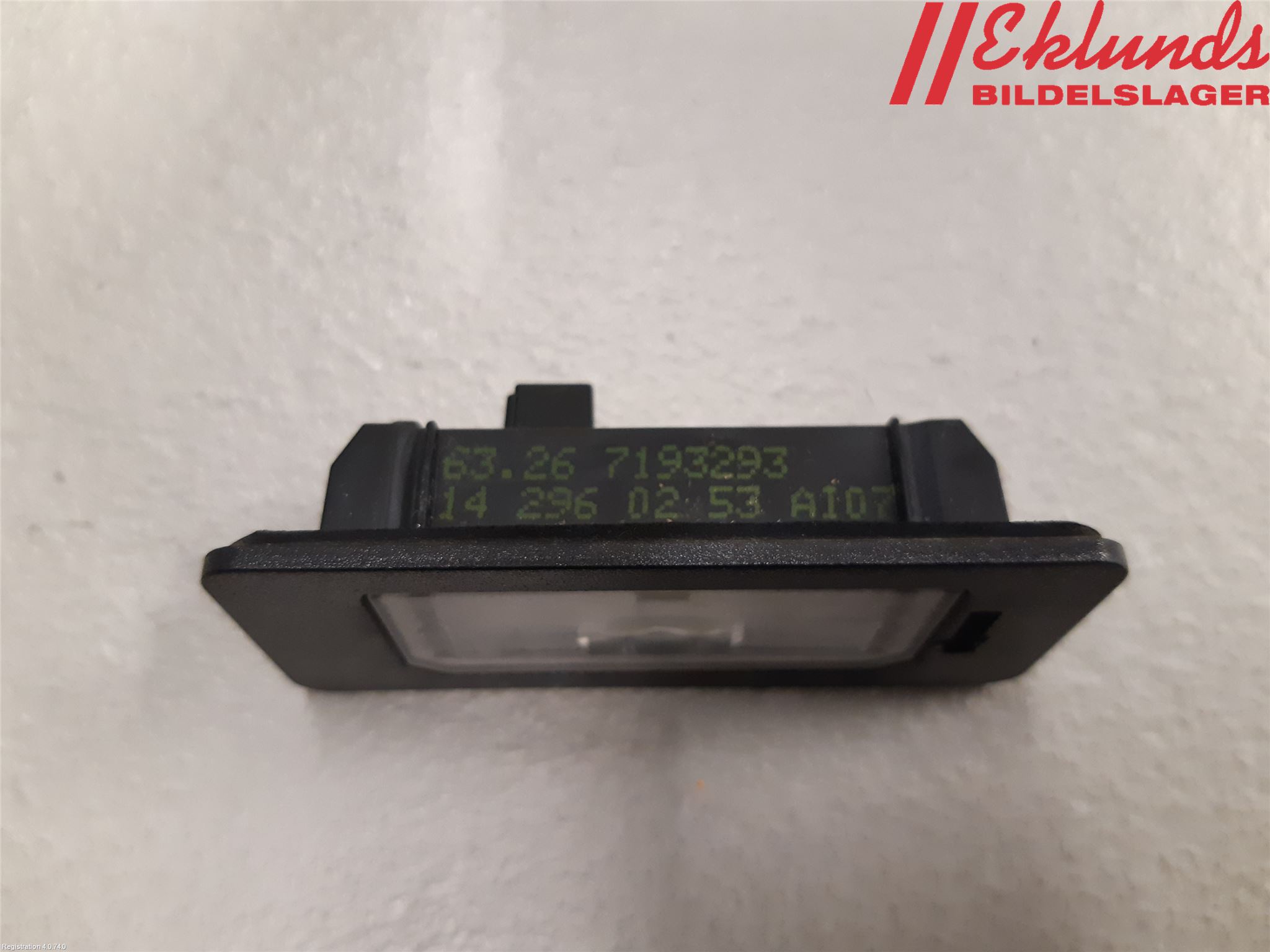 BMW X5 F15 13-18 Skylt Belysning