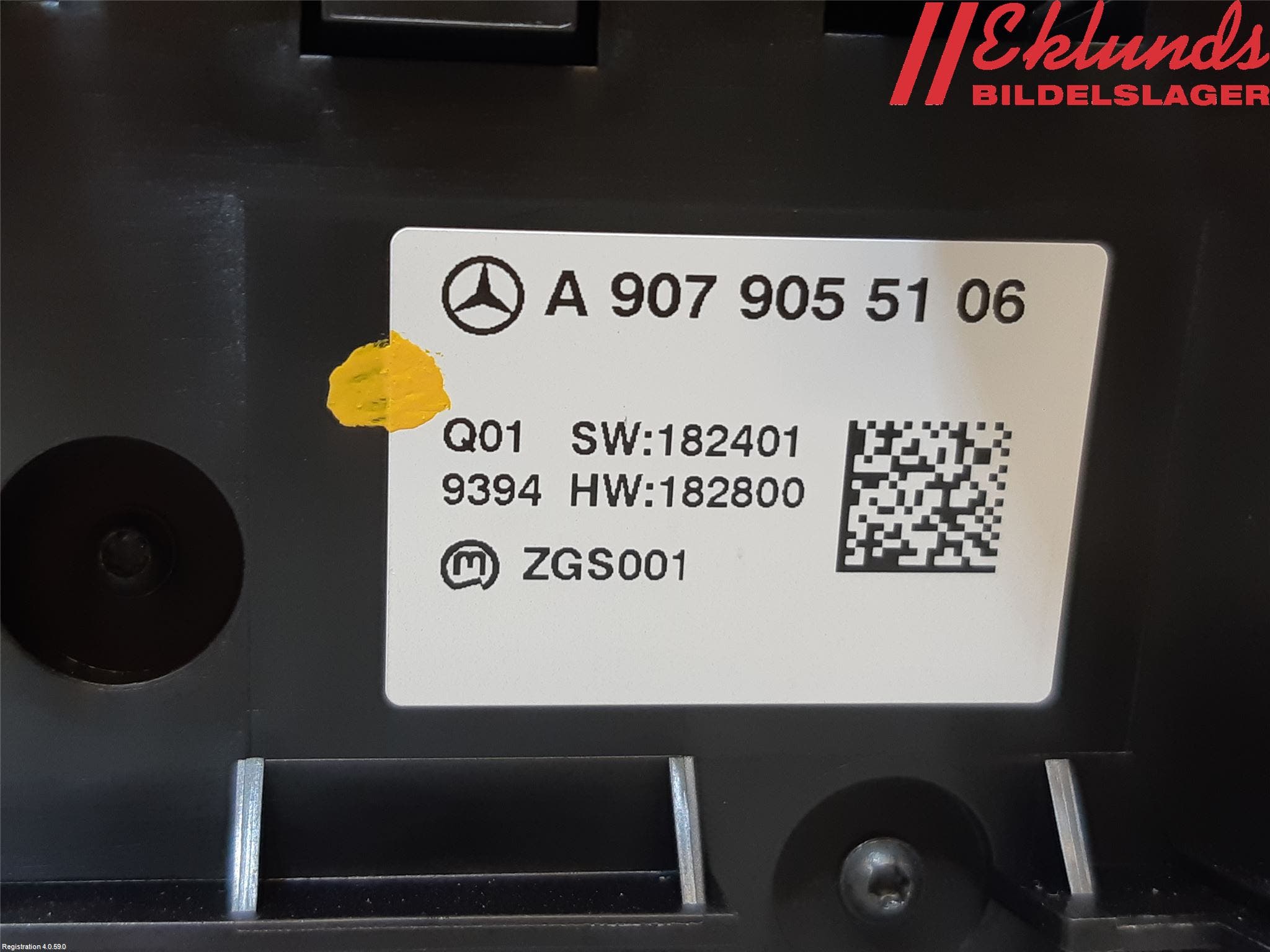 Mercedes-Benz MB SPRINTER (W907/W910) 19- Ac Styrenhet Ac Manöveren