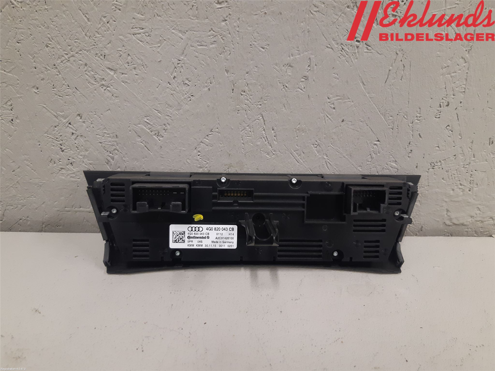 Audi A6/S6 4G 11-18 Ac Styrenhet Ac Manöveren