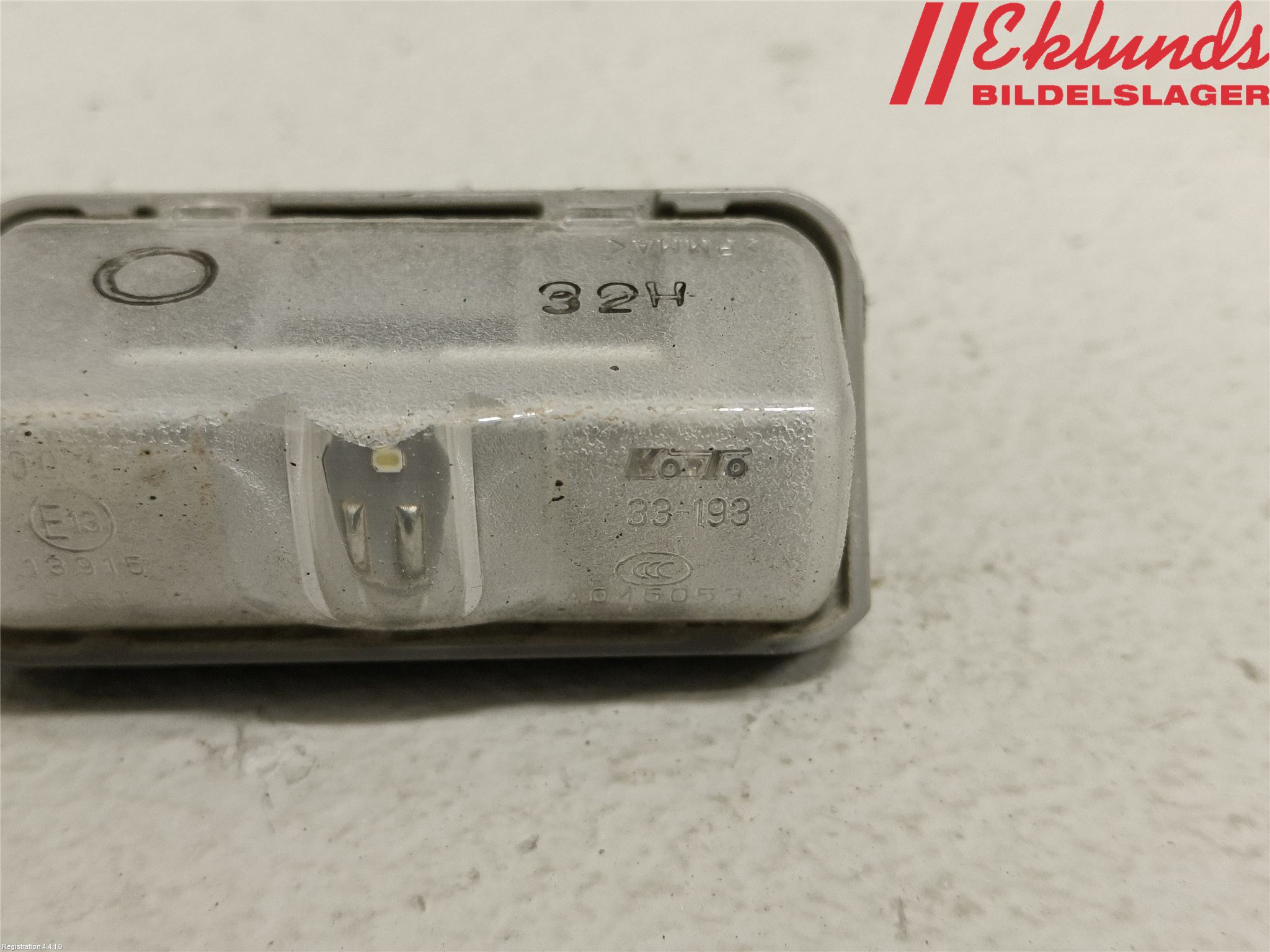 Toyota bZ4X EA10 22- Skylt Belysning