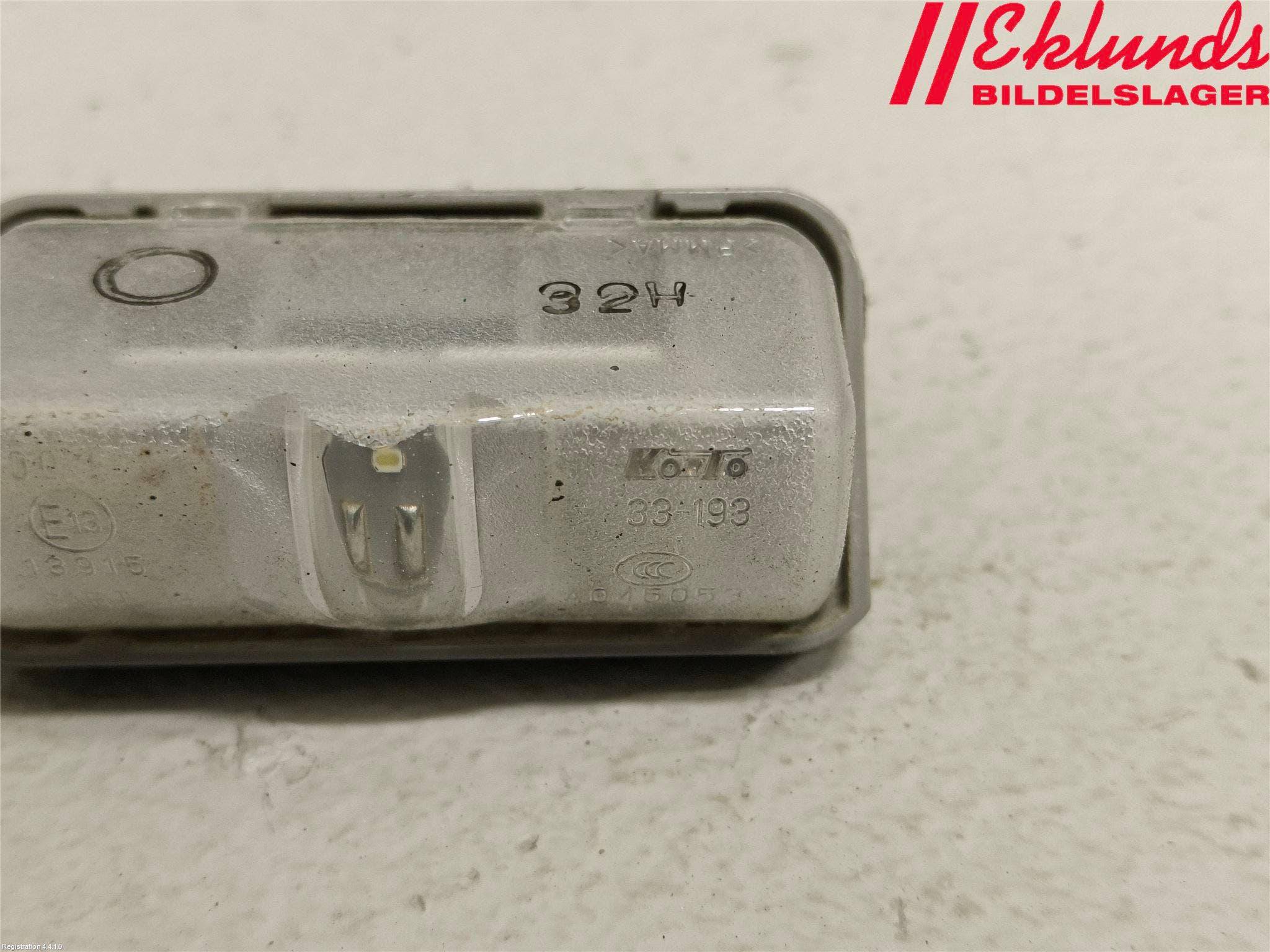 Toyota bZ4X EA10 22- Skylt Belysning