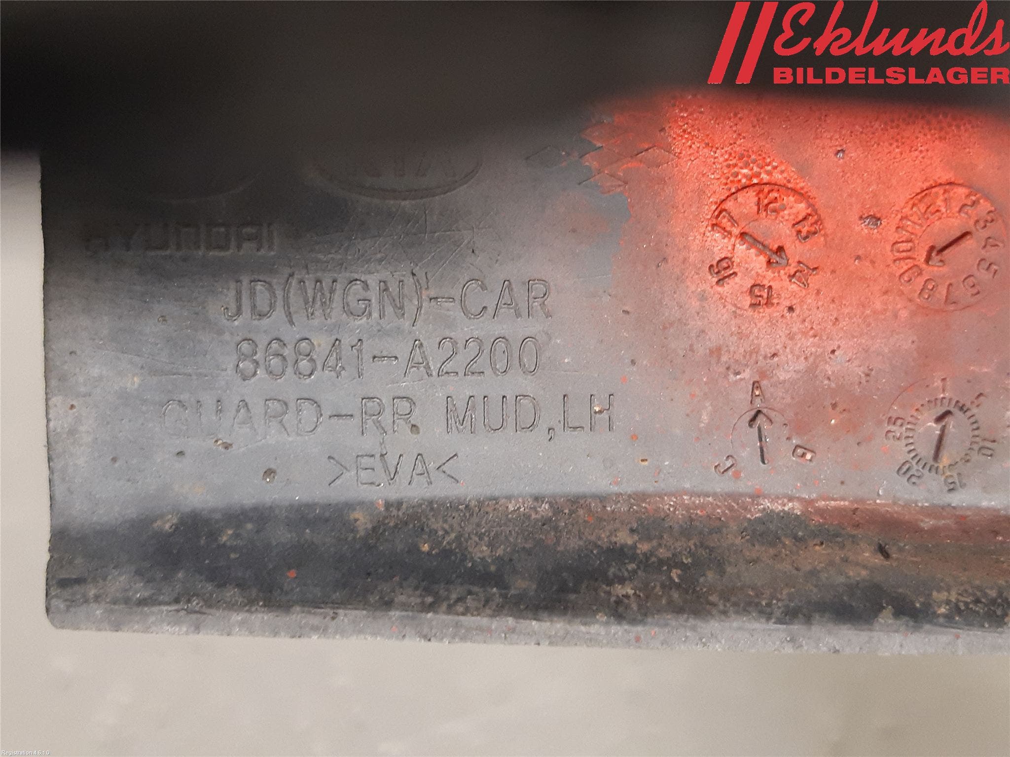 Kia CEED 12-18 Stänkskydd