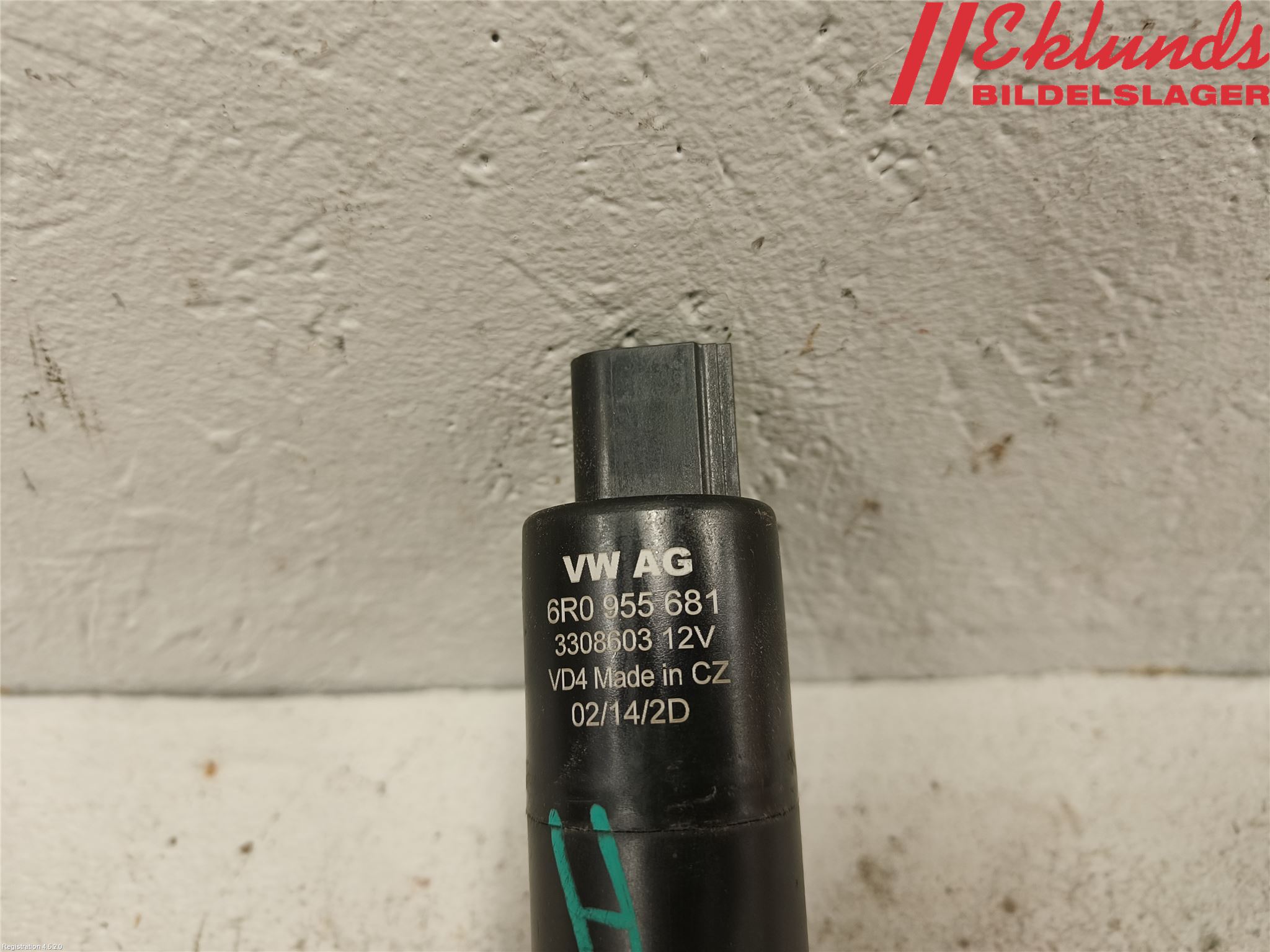 Volkswagen VW PASSAT 11-14 Spolarpump Högtryck