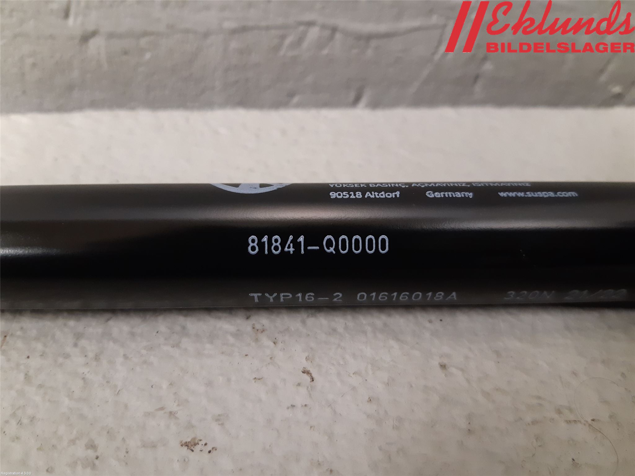 Hyundai i20 BC 21- Gasfjäder Baklucka