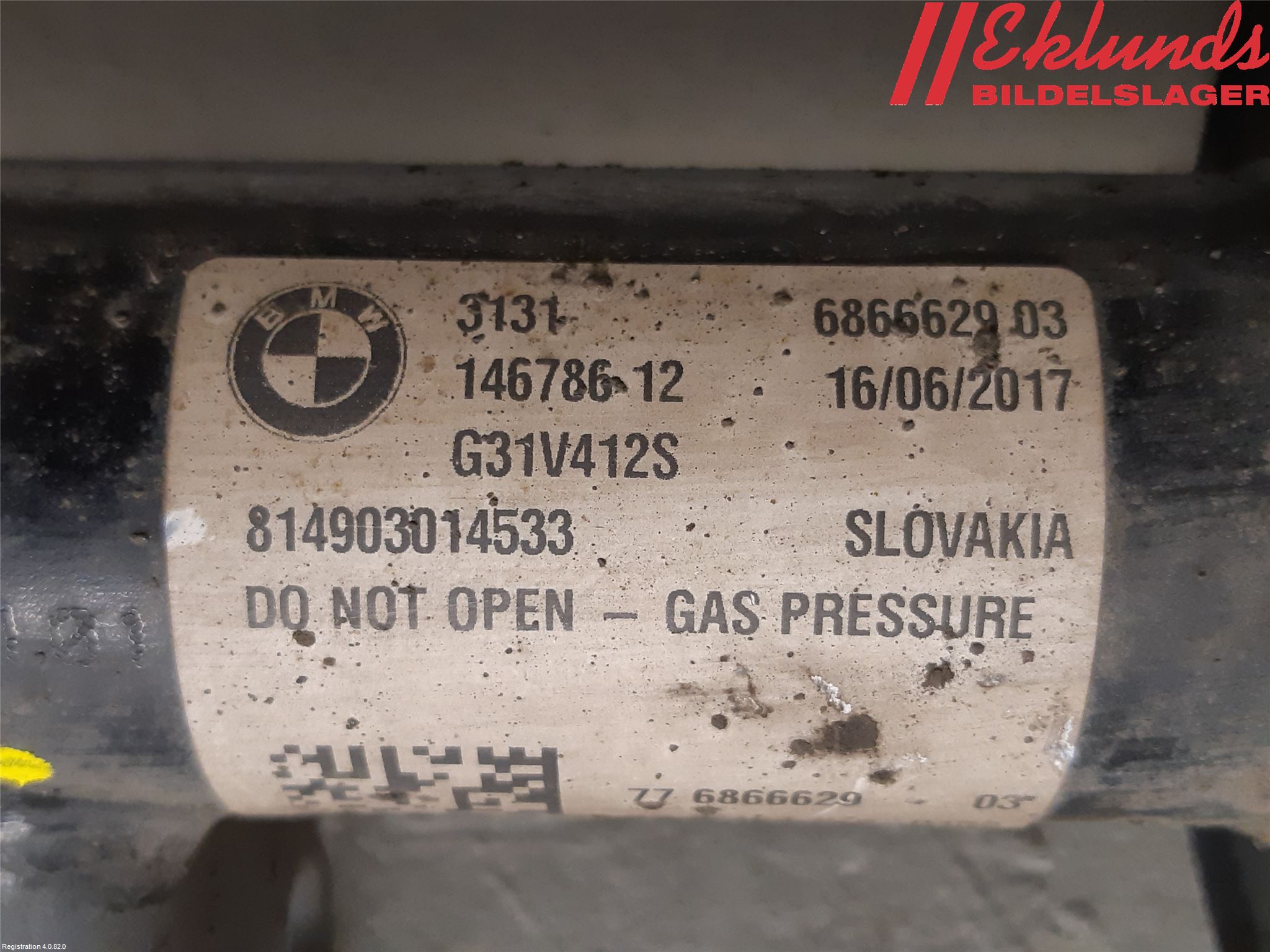 BMW 5 G30/G31/F90 17-23 Fjäderben Fram Vänster