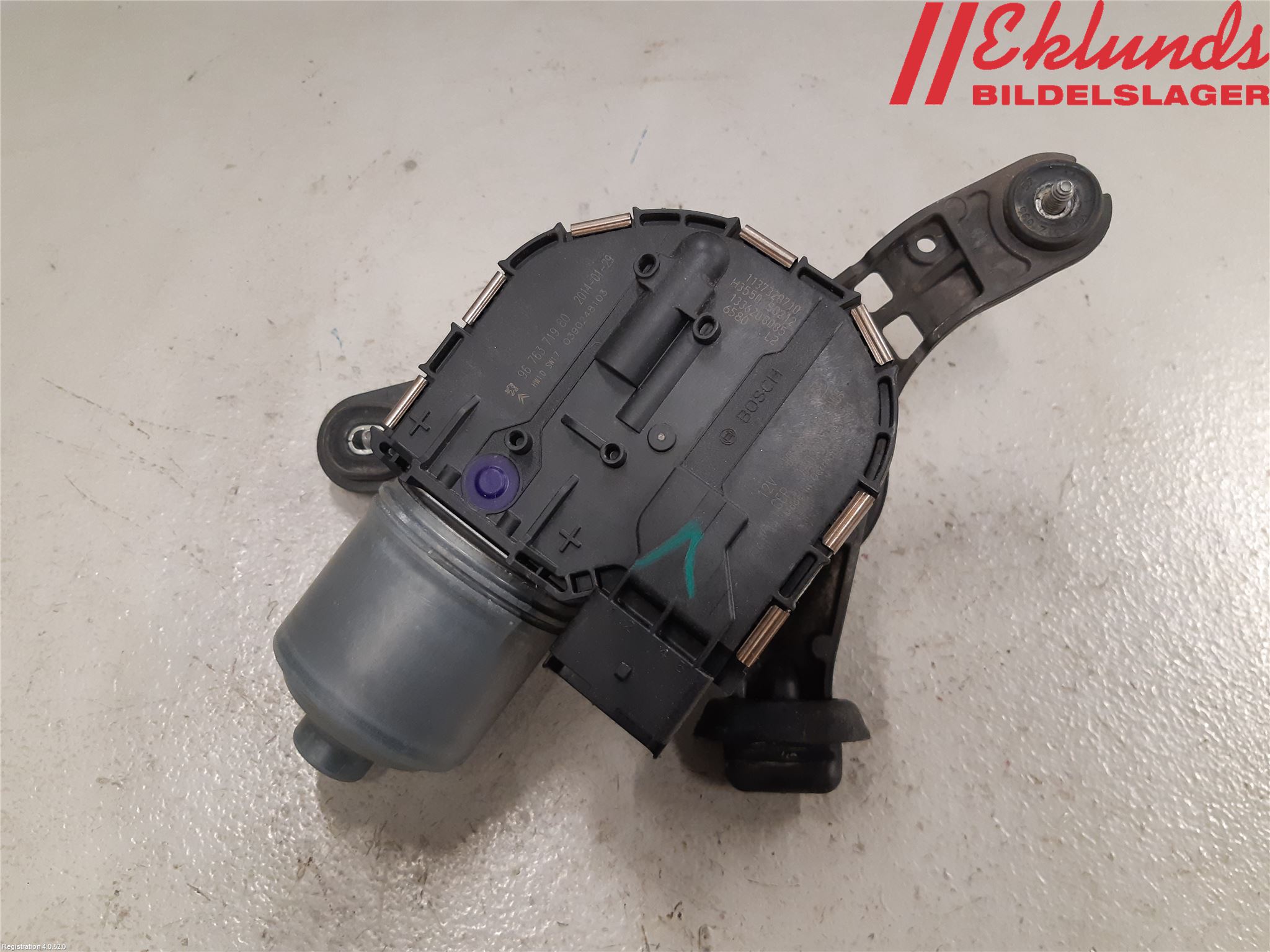 Citroen C4 GRAND PICASSO 14-18 Torkarmotor Vindruta