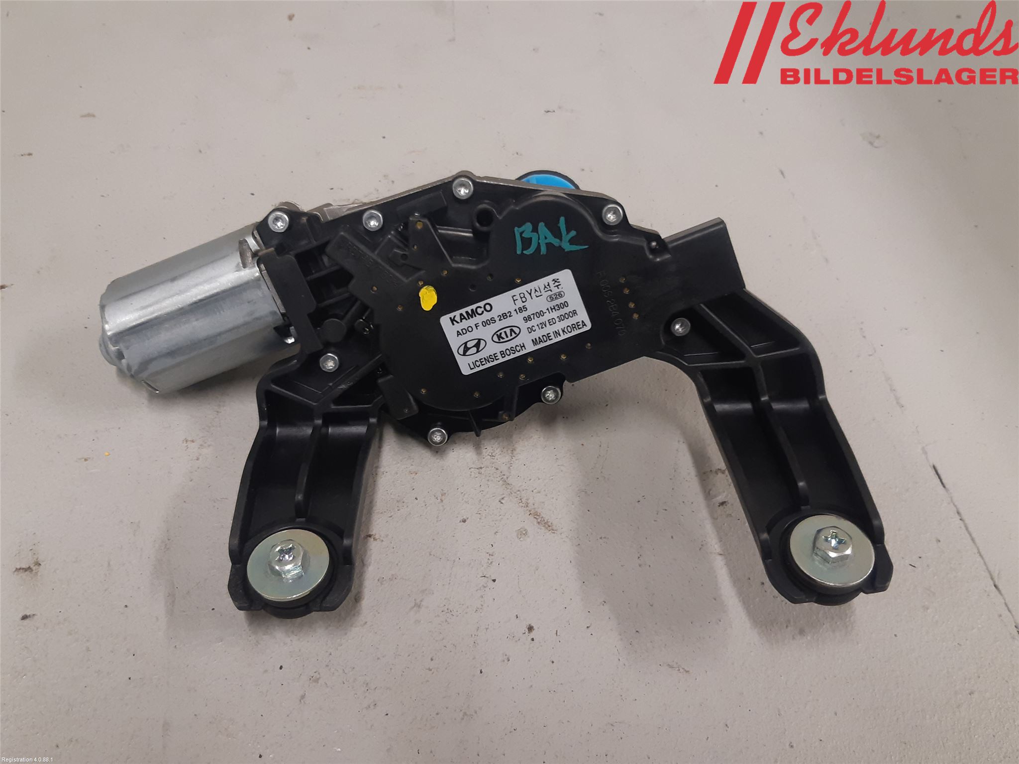 Kia CEED 06-12 Torkarmotor Baklucka