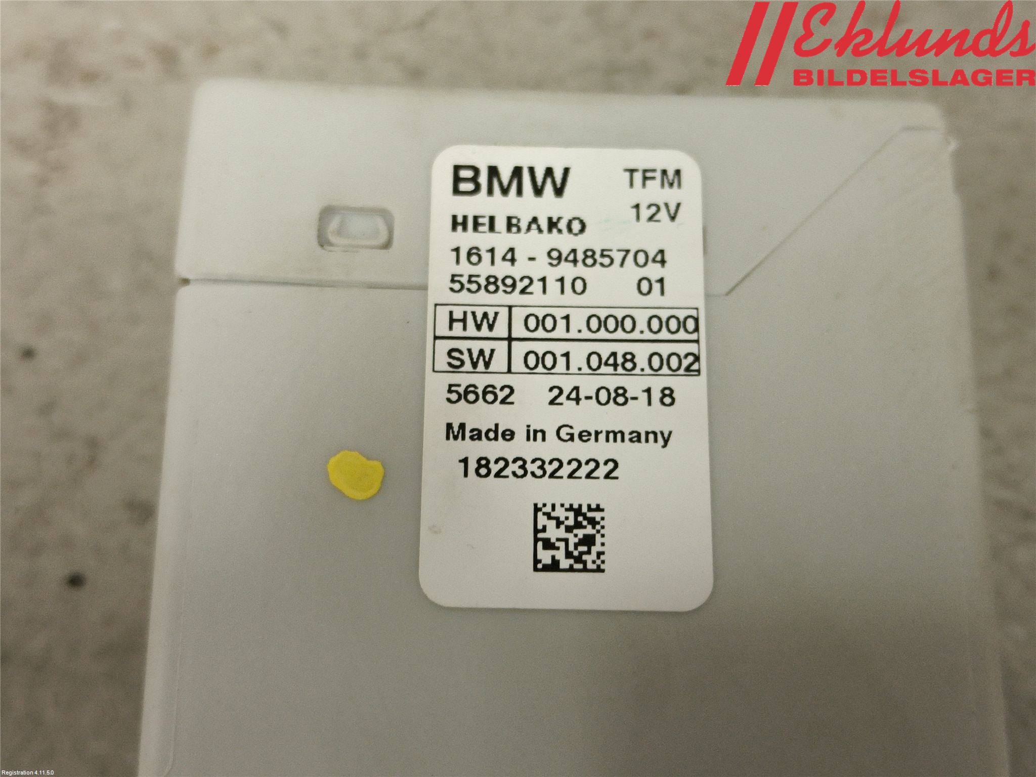 BMW 5 G30/G31/F90 17-23 Styrenhet Bränslepump