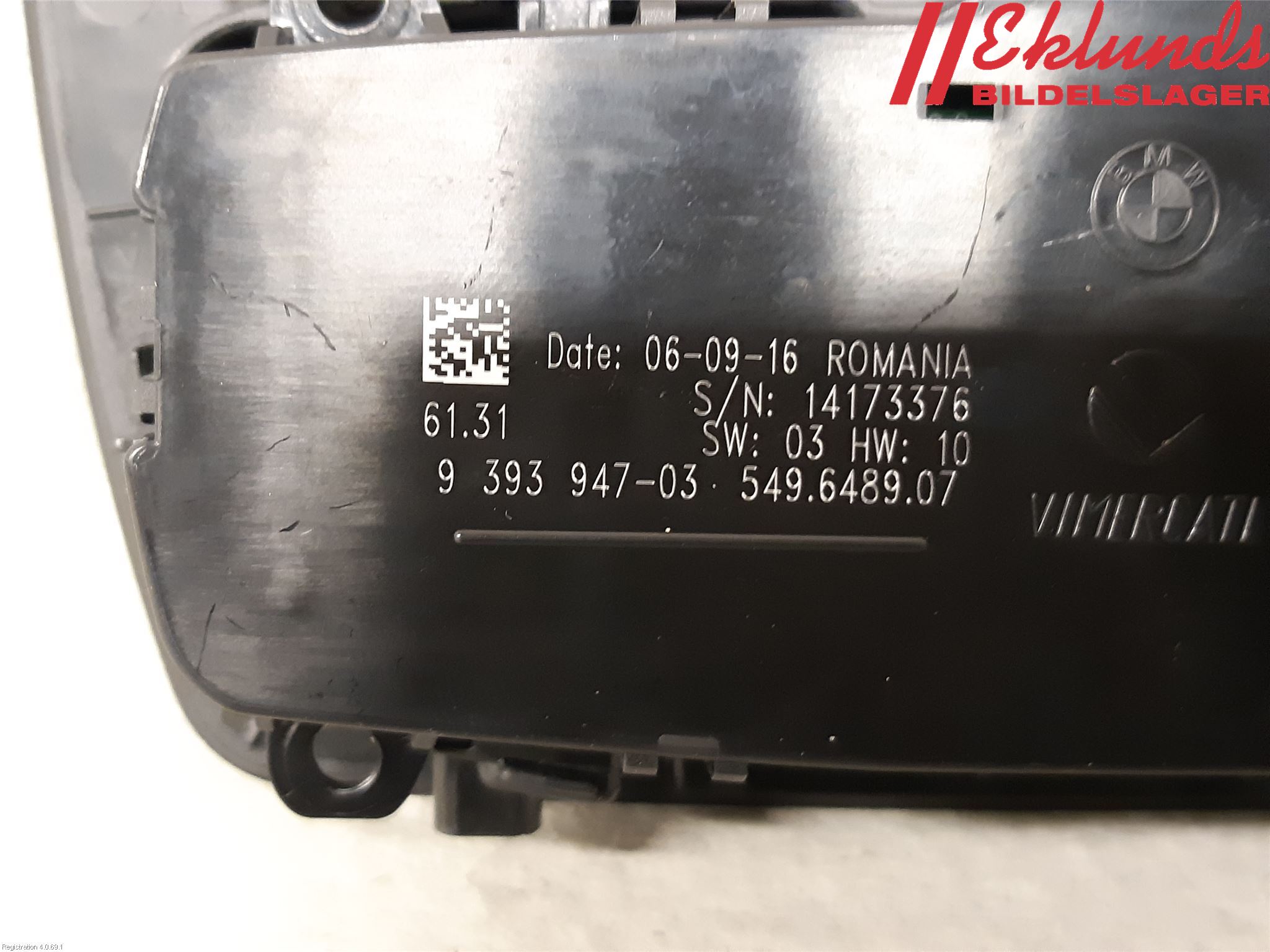 BMW 3 F30/F31/F80 12-19 Strömställare Ljus