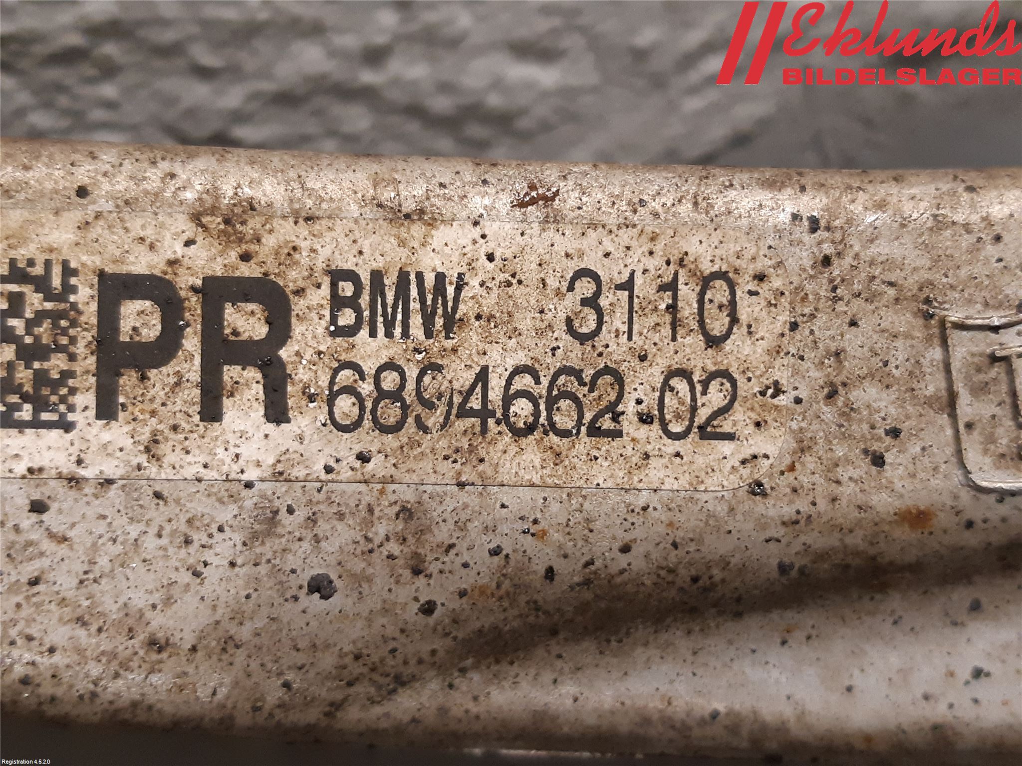 BMW 3 G20/G21/G80/G81 19- Bärarm Fram Undre Hö