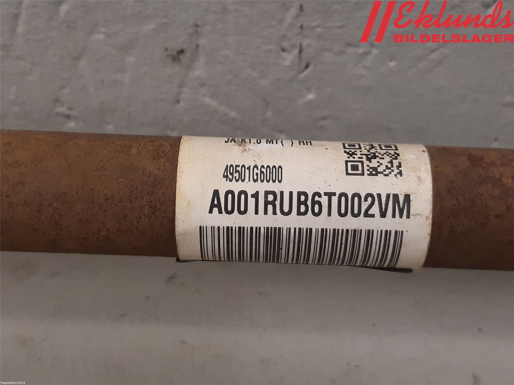 Kia PICANTO 17- Drivaxel Fram Höger