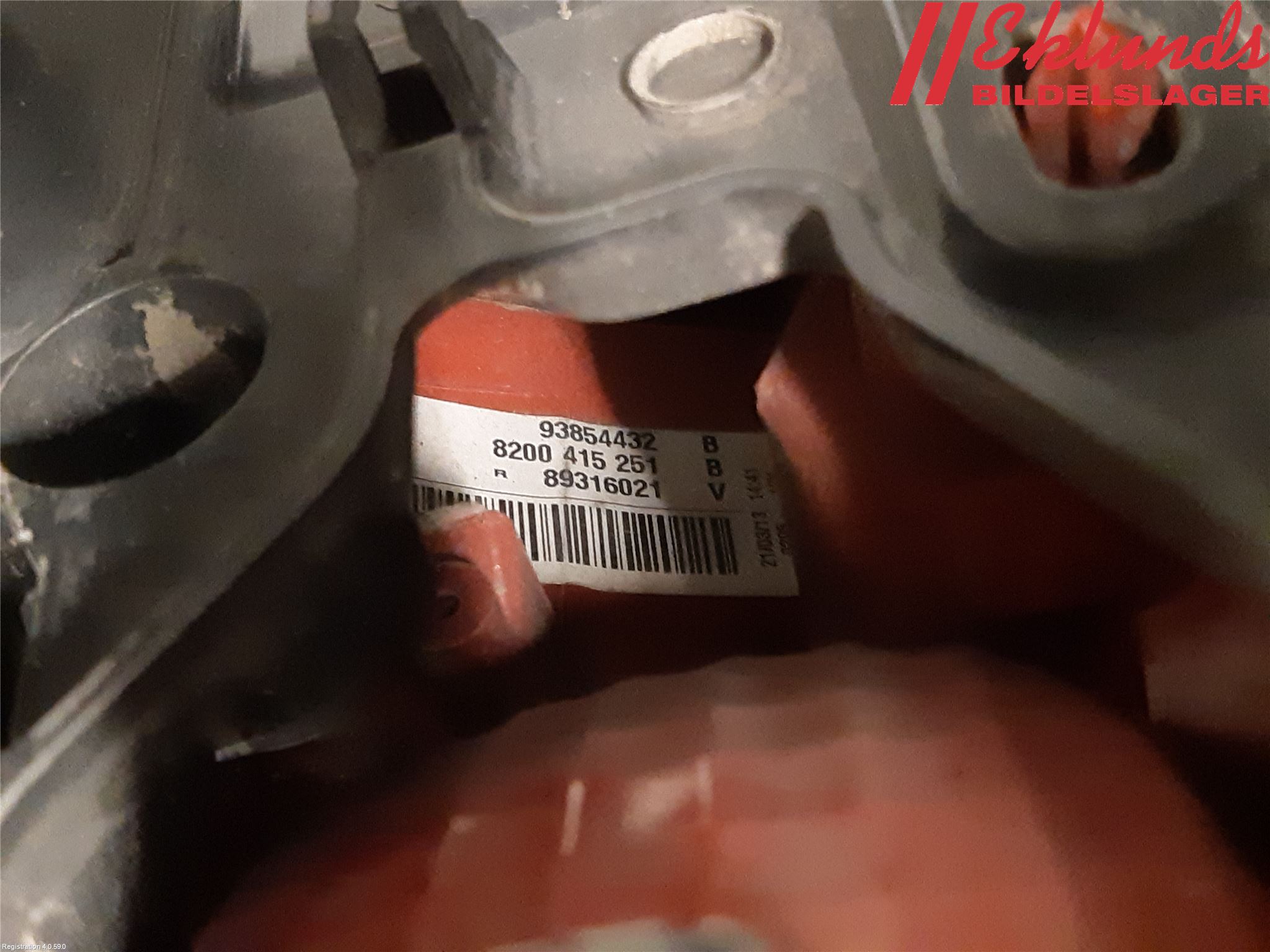 Opel VIVARO 01-14 Bakljus Höger