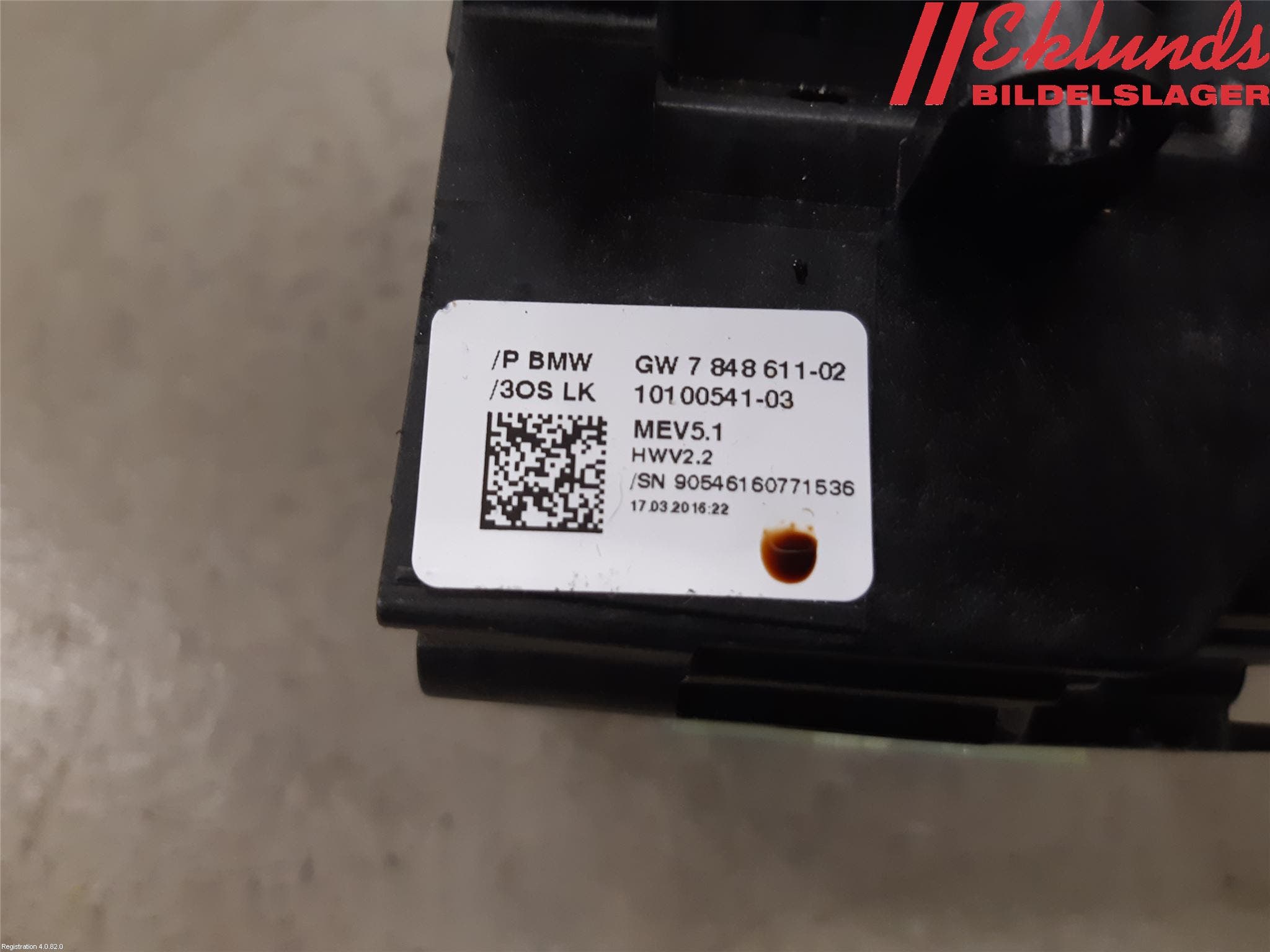 BMW 4 F32/F33/F82/F83 13-20 Växelspak