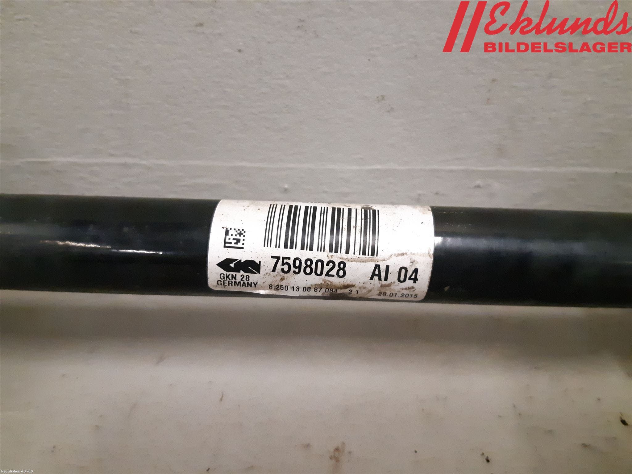 BMW X4 F26 14-18 Drivaxel Fram Höger