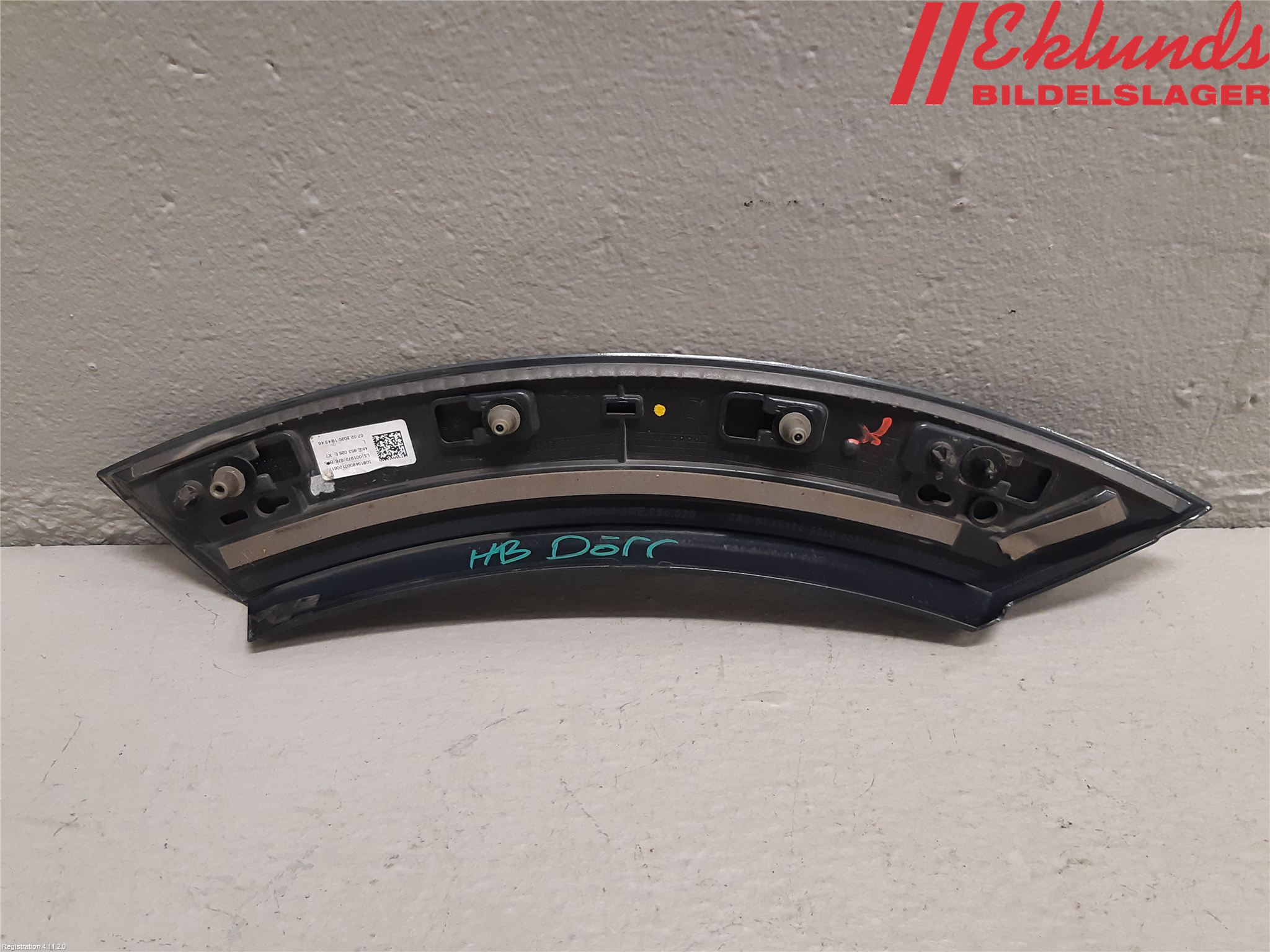 Audi E-TRON, S GE 19- Dörr Dekorlist Bak Hö