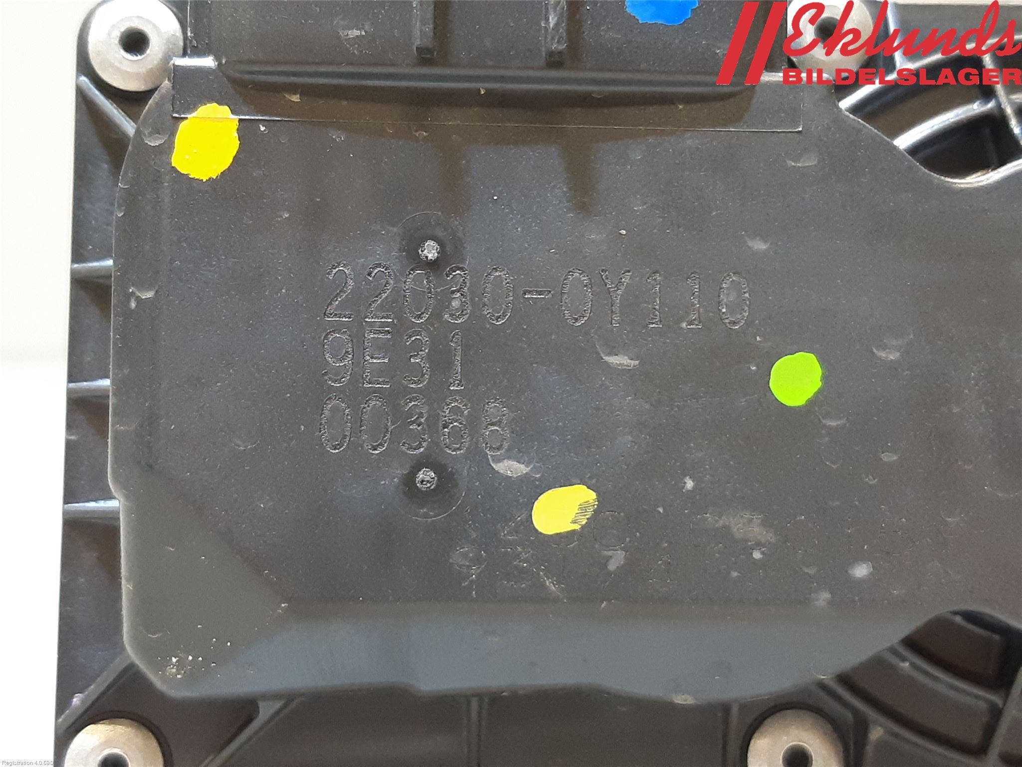 Toyota YARIS XP130 15-20 Injspjällhus