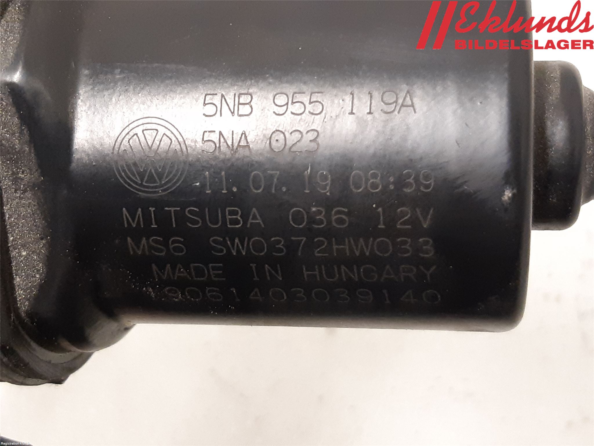 Volkswagen VW TIGUAN 16-24 Torkarmotor Vindruta