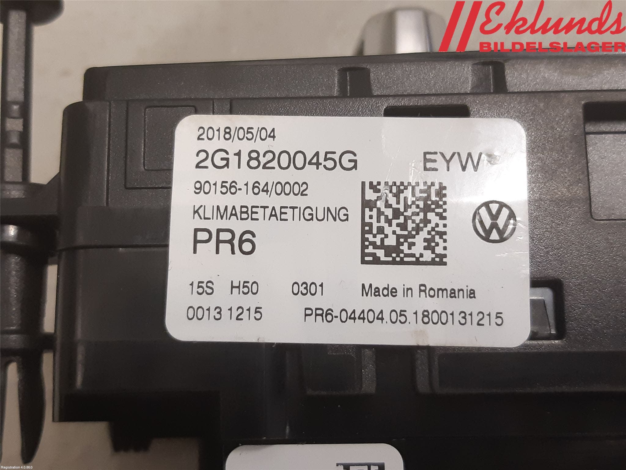 Volkswagen VW POLO VI 18->> Ac Styrenhet Ac Manöveren