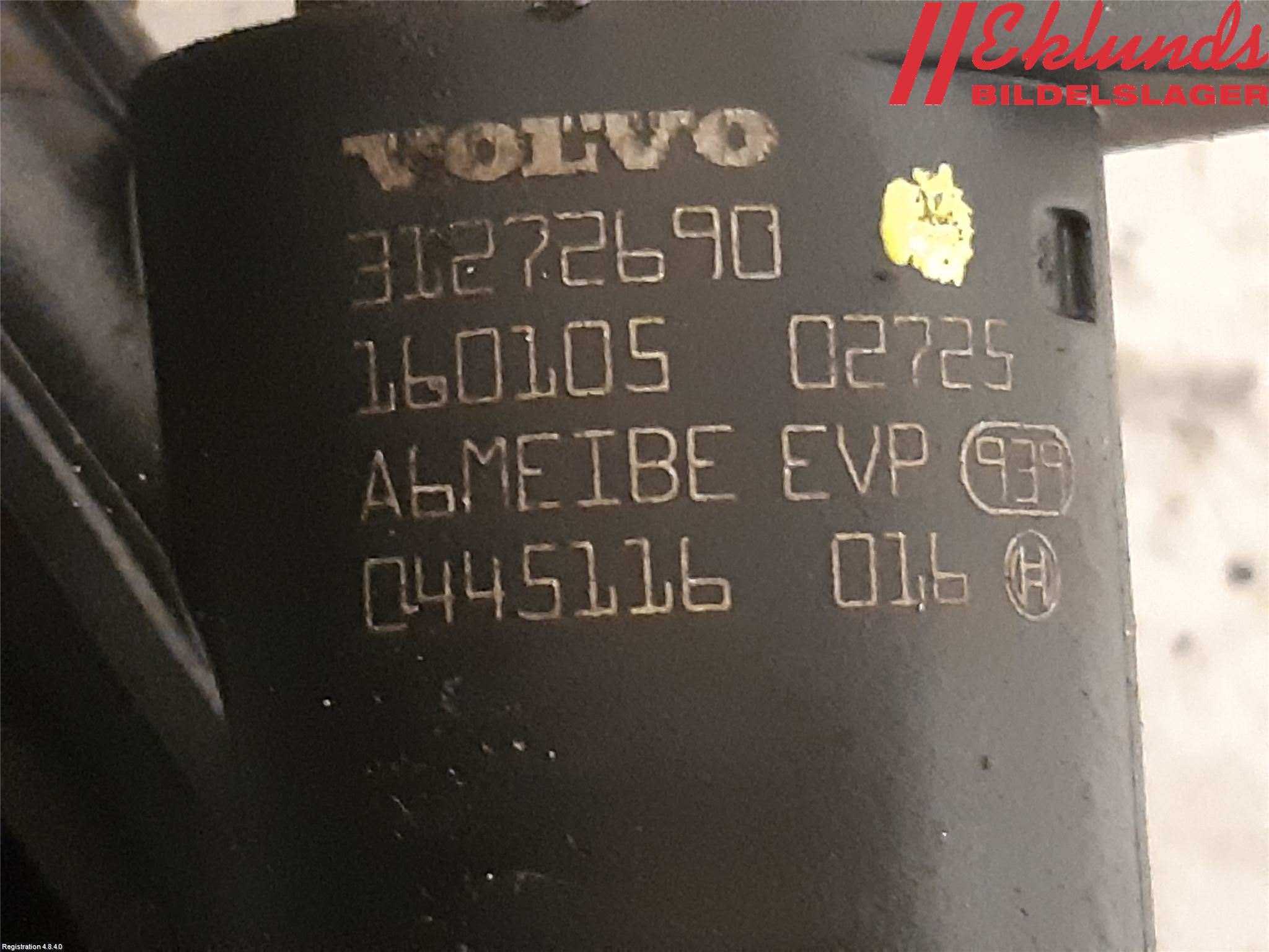 Volvo V70 14-16 Injspridare