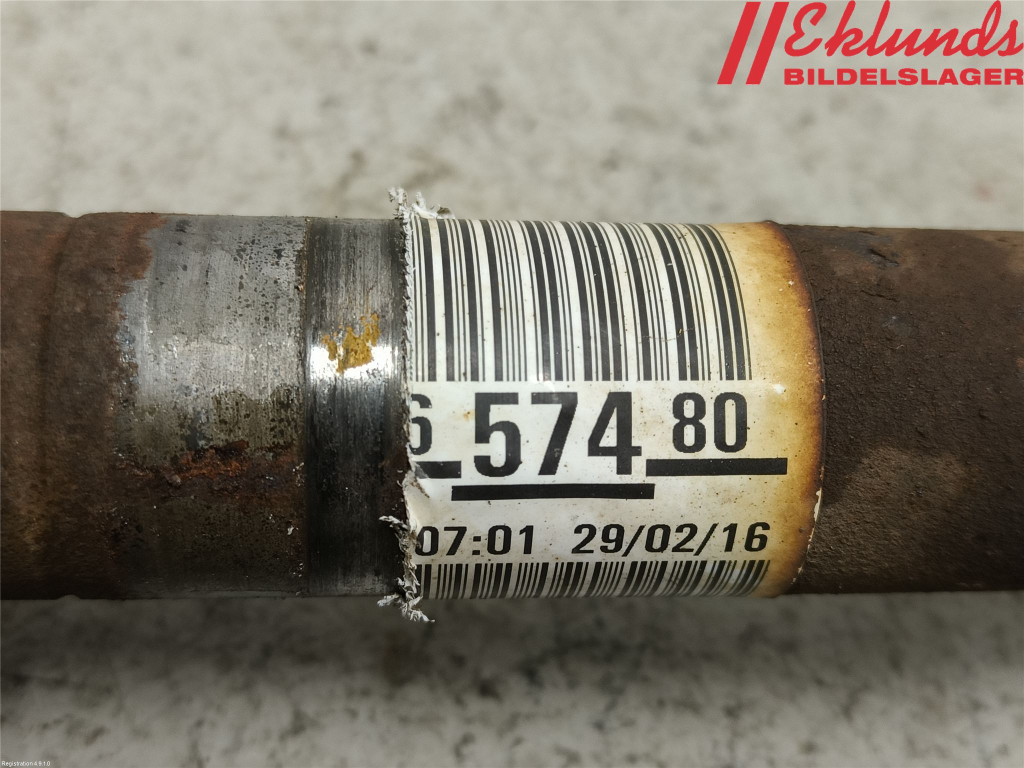 Peugeot EXPERT 15-16 Drivaxel Fram Vänster