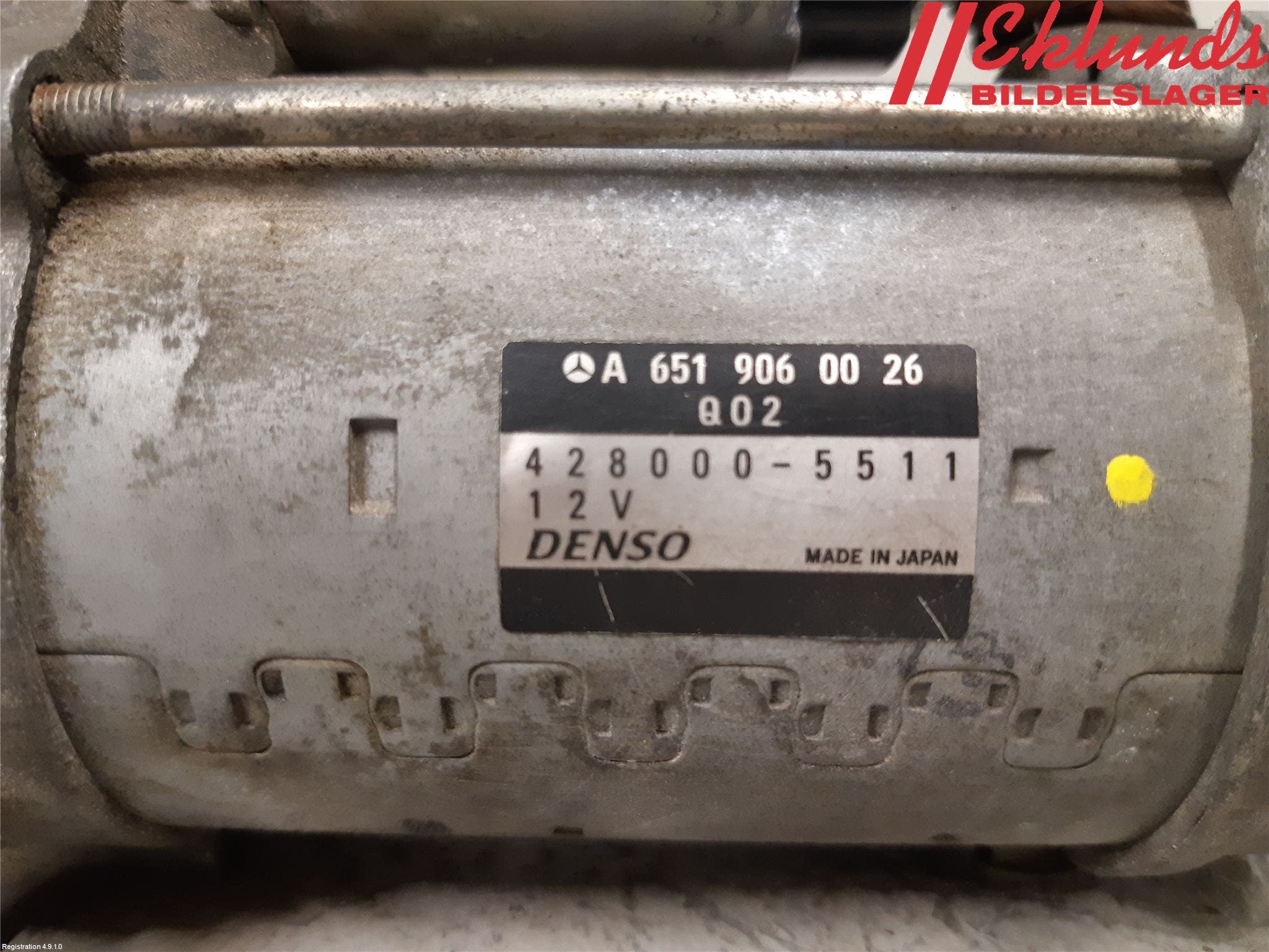 Mercedes-Benz MB SPRINTER (W906) 06-18 Startmotor Diesel