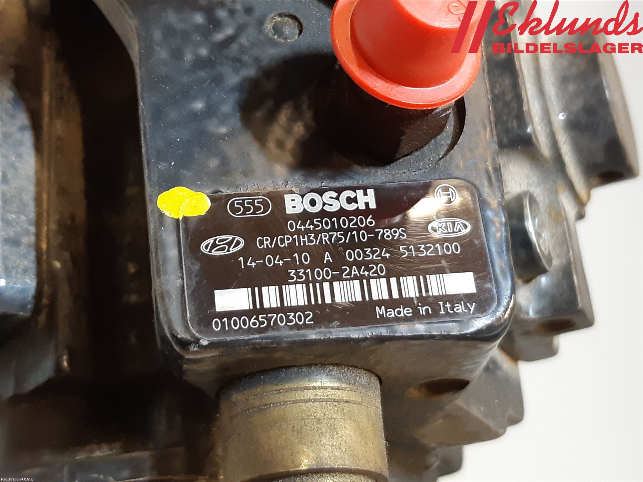 Kia CEED 12-18 Bränsle Insppump Diesel