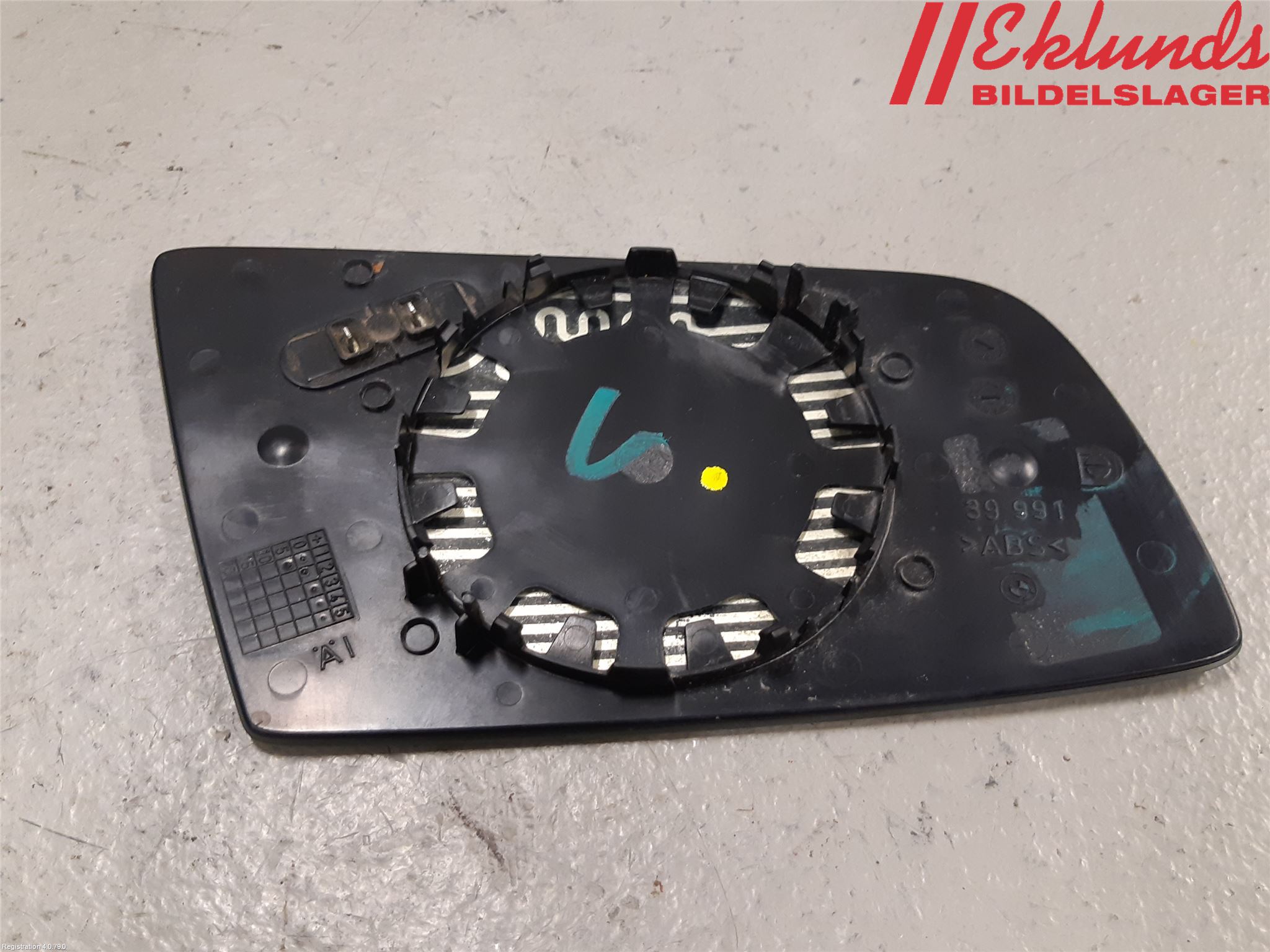 BMW 5 E60/61 Sed/Tou 02-10 Spegelglas Vä