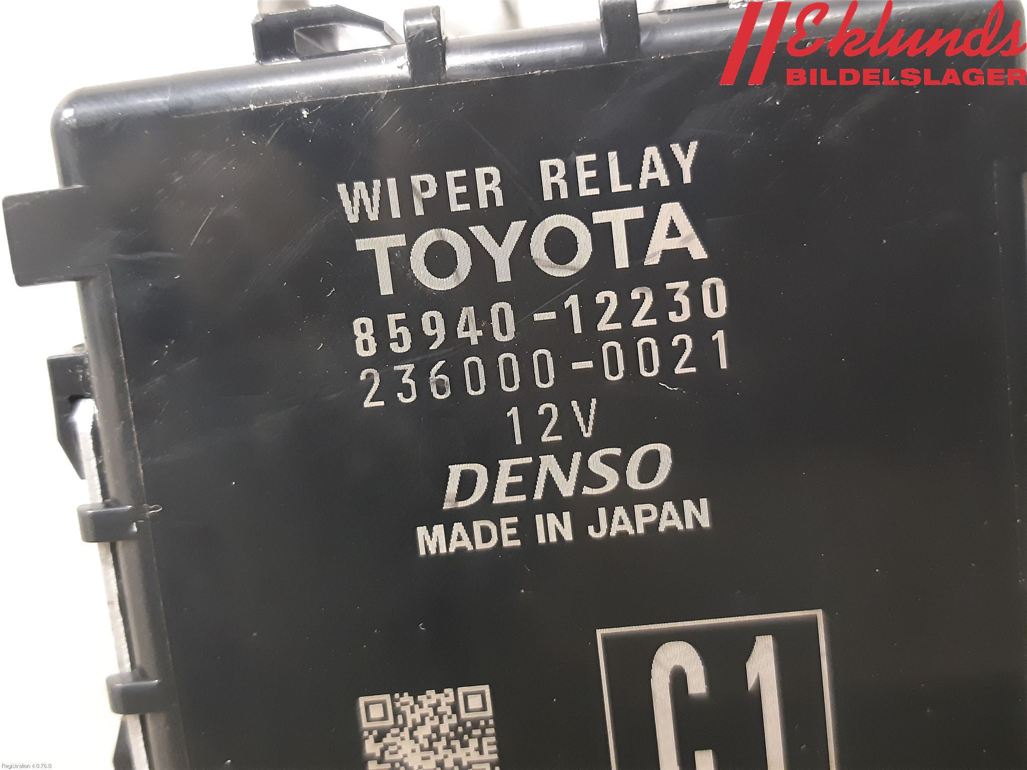 Toyota COROLLA 19- Relä Torkarintervall