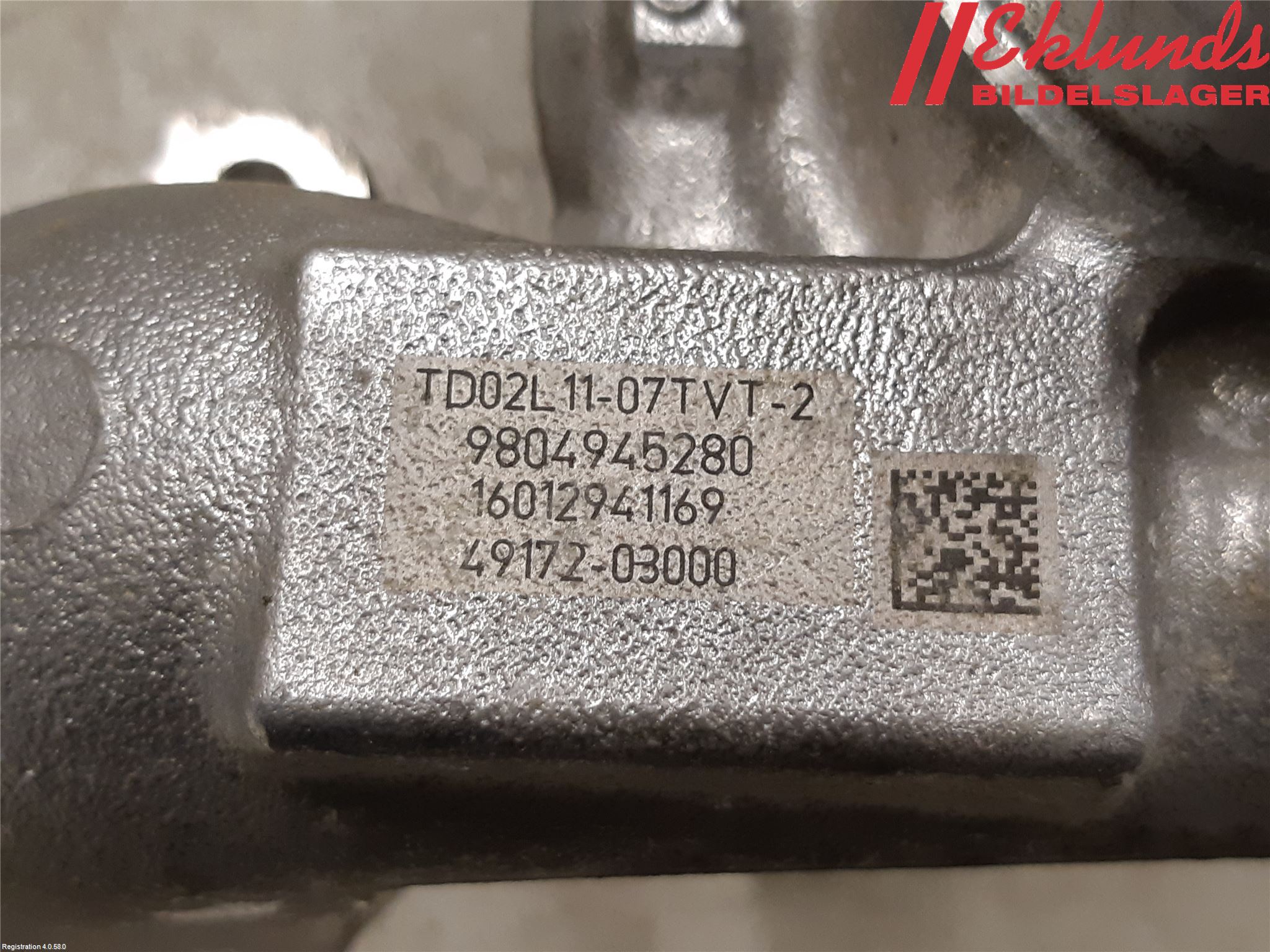 Peugeot PARTNER 16-18 Turboaggregat