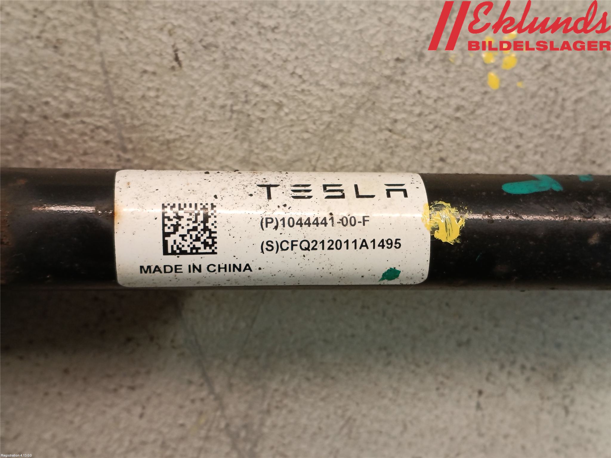 Tesla MODEL 3 17- Bärarm Bak Vänster