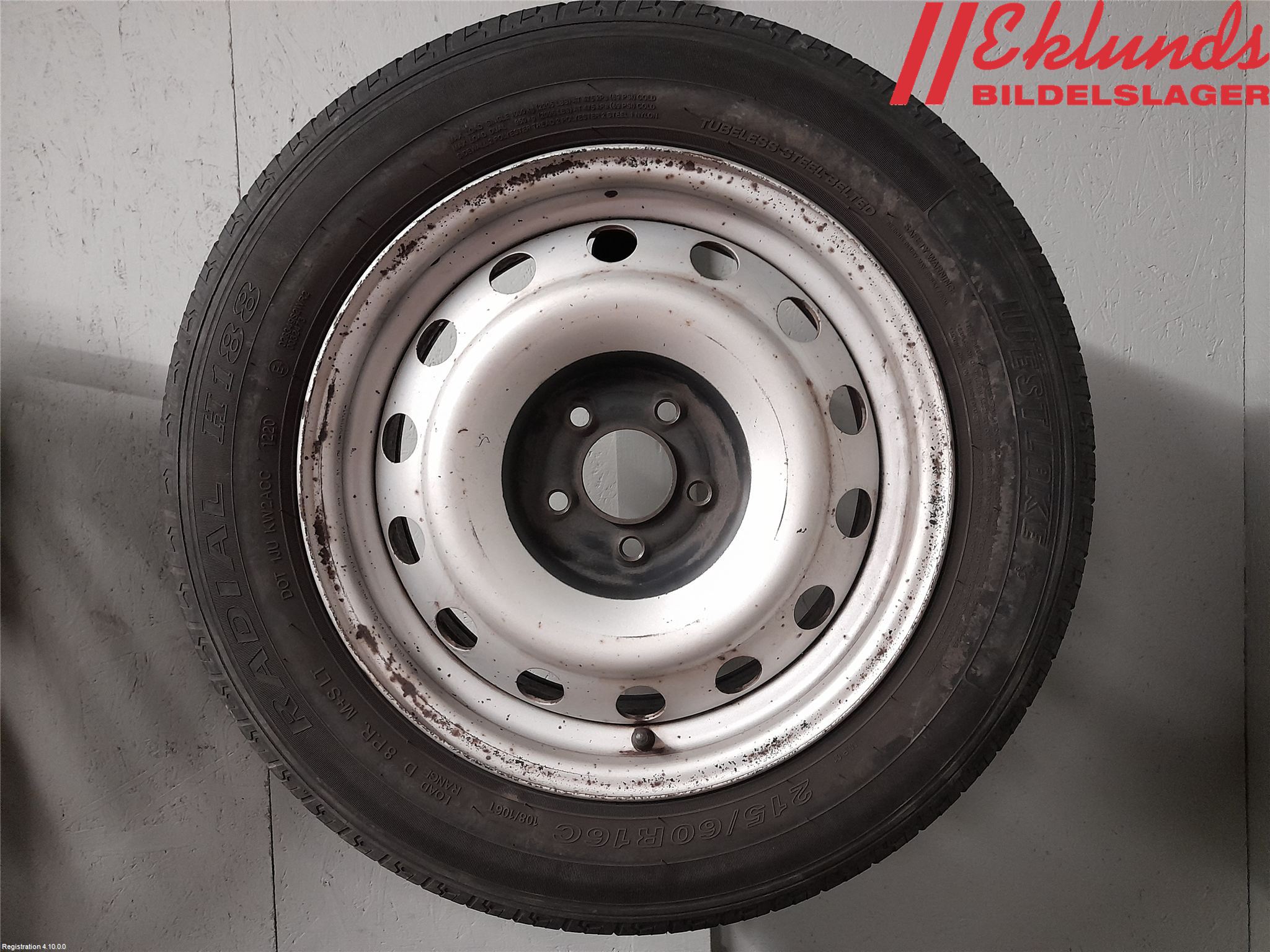 Peugeot EXPERT 07-14 Sommardäck Plåtfälg 4St