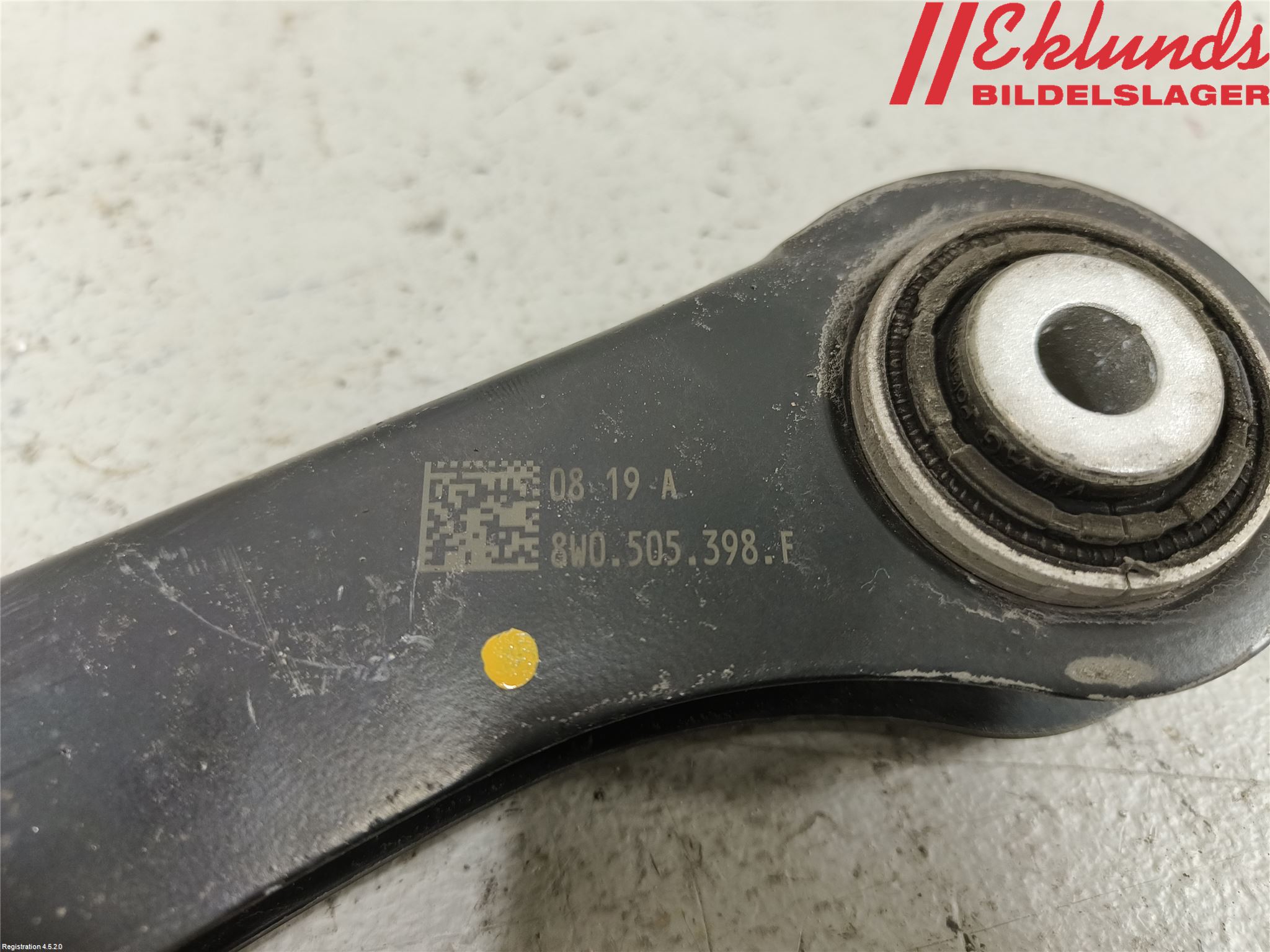 Audi A4/S4 B9 16-19 Bärarm Bak Höger