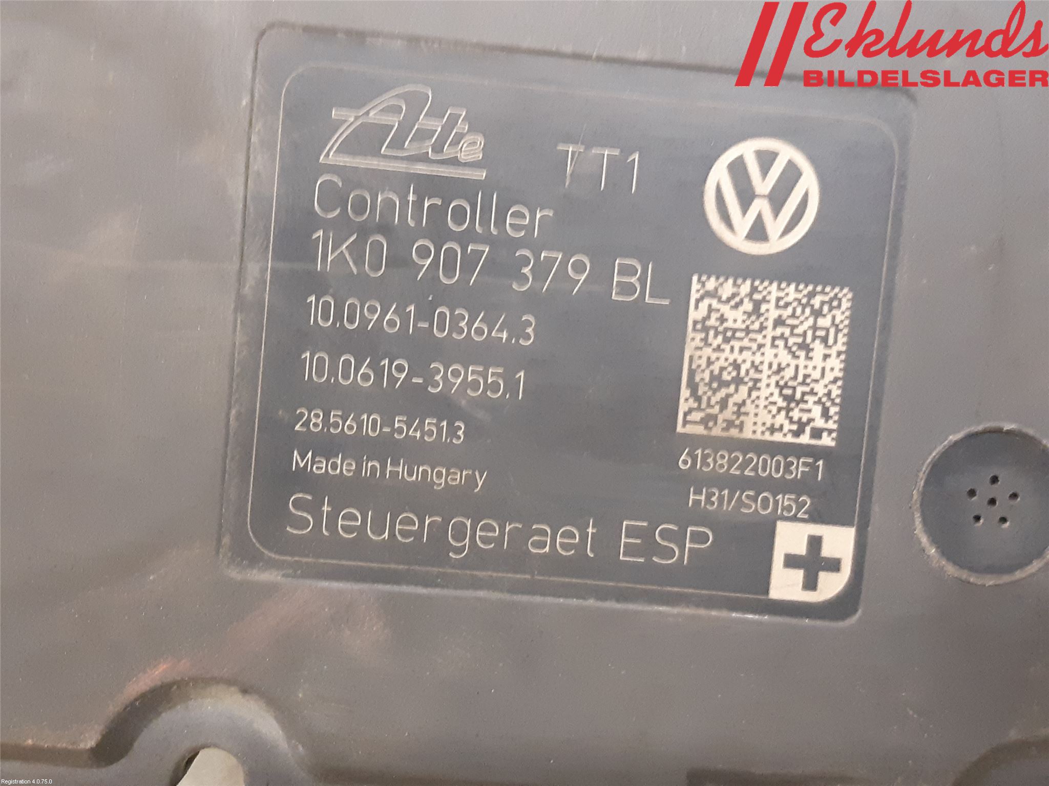 Volkswagen VW TOURAN 10-15 Abs Hydraulaggregat