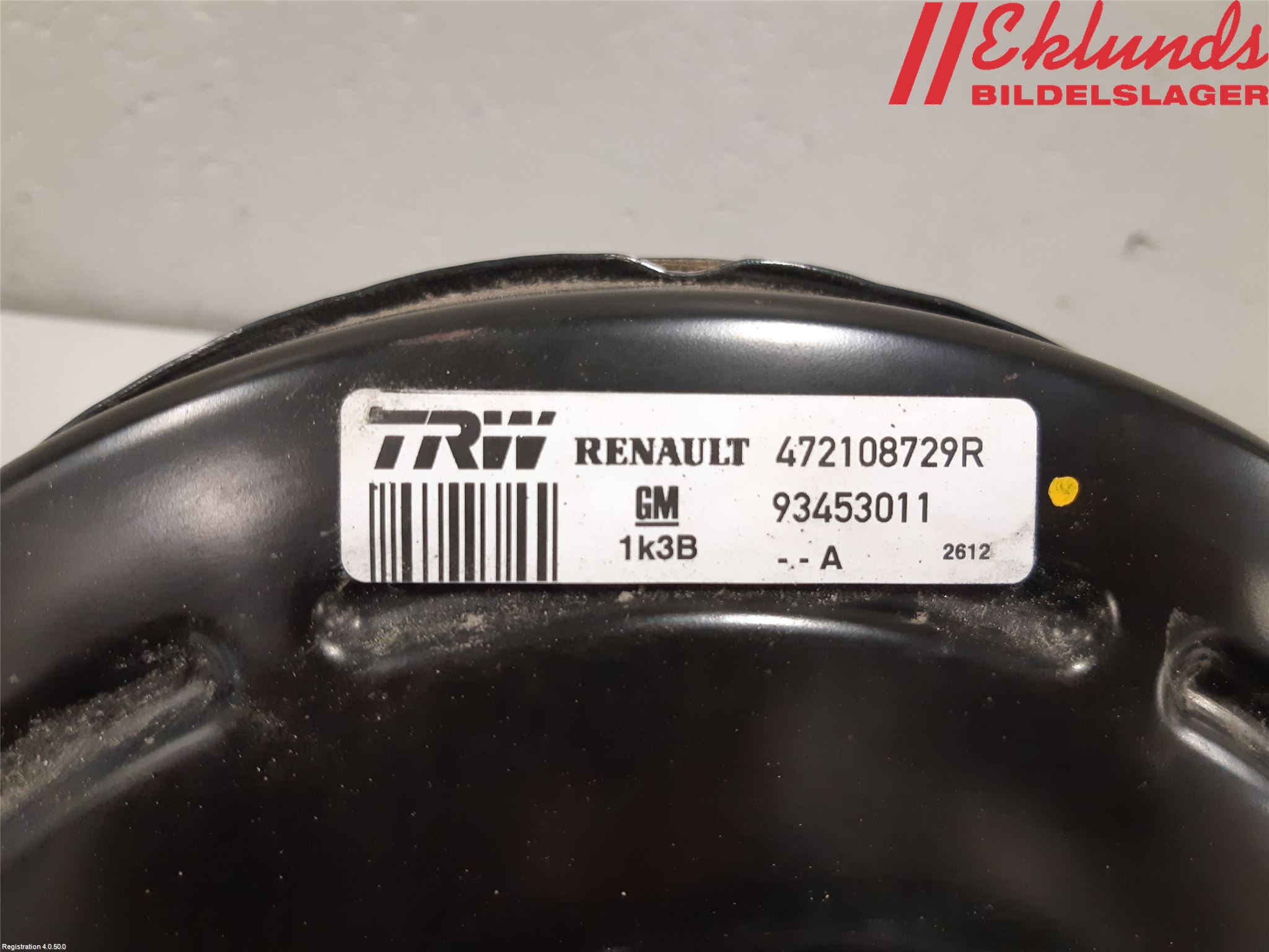 Renault TRAFIC/E-TECH 15- Bromsservo