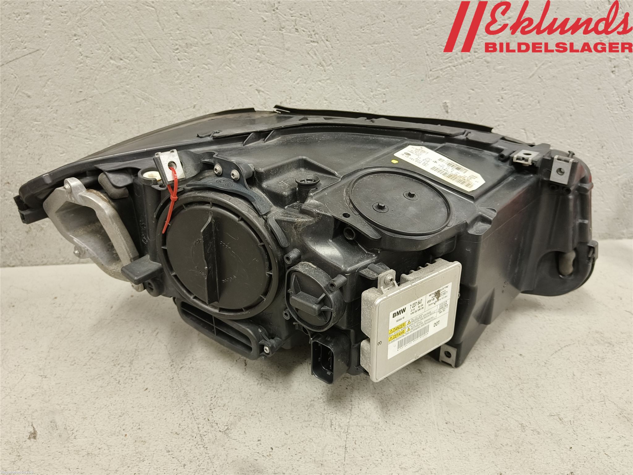 BMW 5 F10/F11/F18 09-17 Strålkastare Vänster