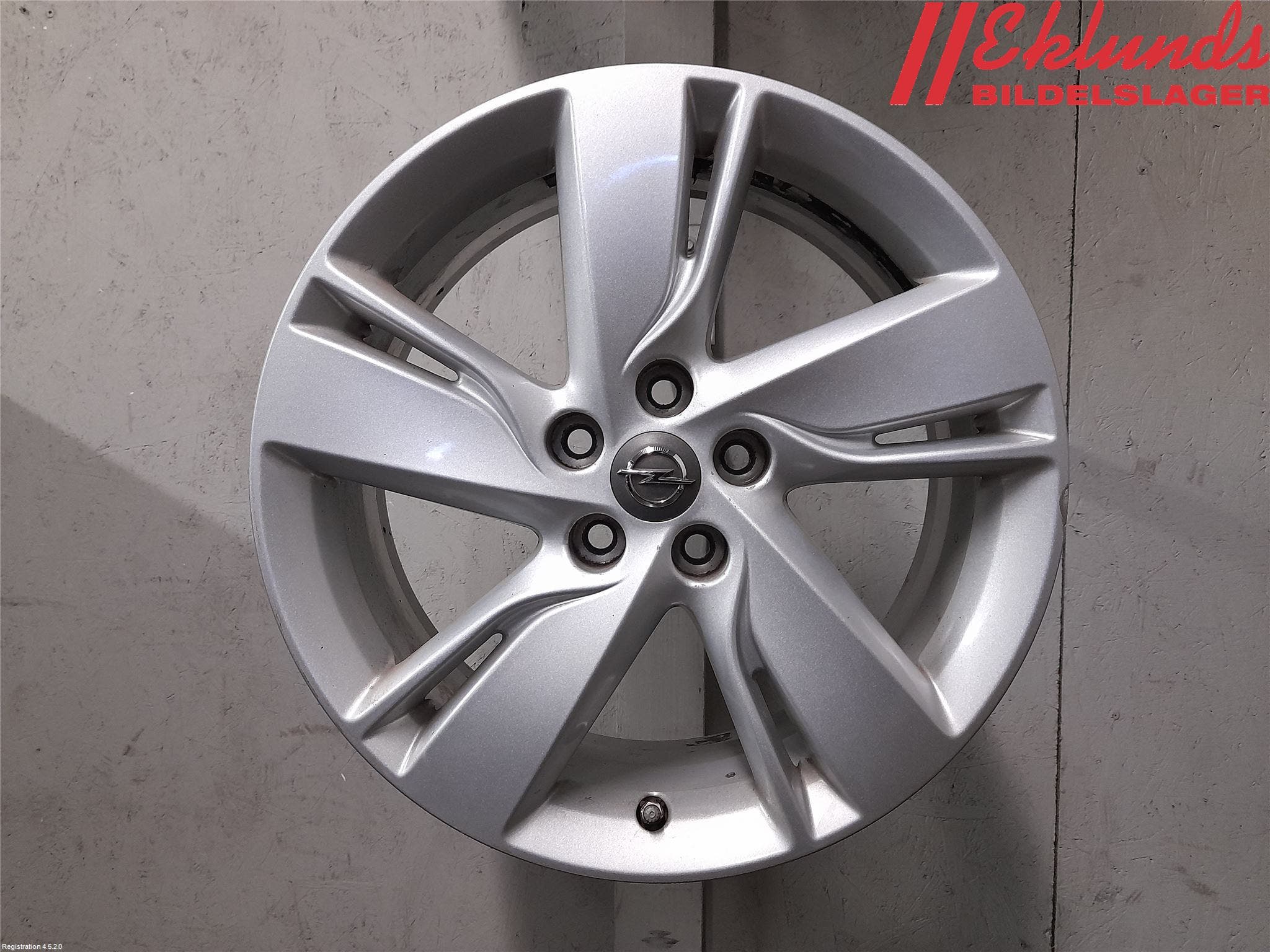 Opel ASTRA J 10-15 Fälgsats Aluminium