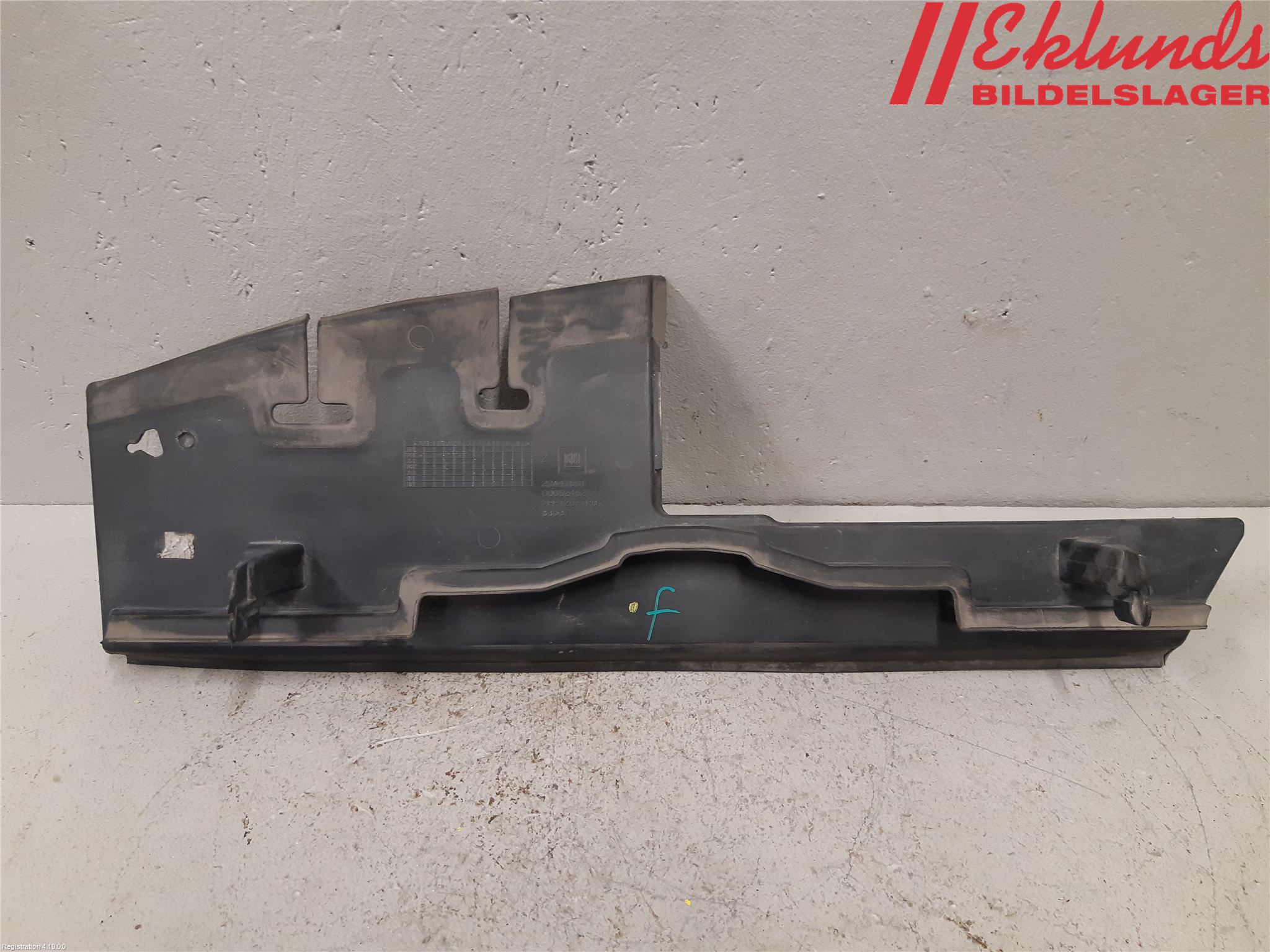 Opel INSIGNIA 09-16 Deflektor Plåt-Plast Kylning