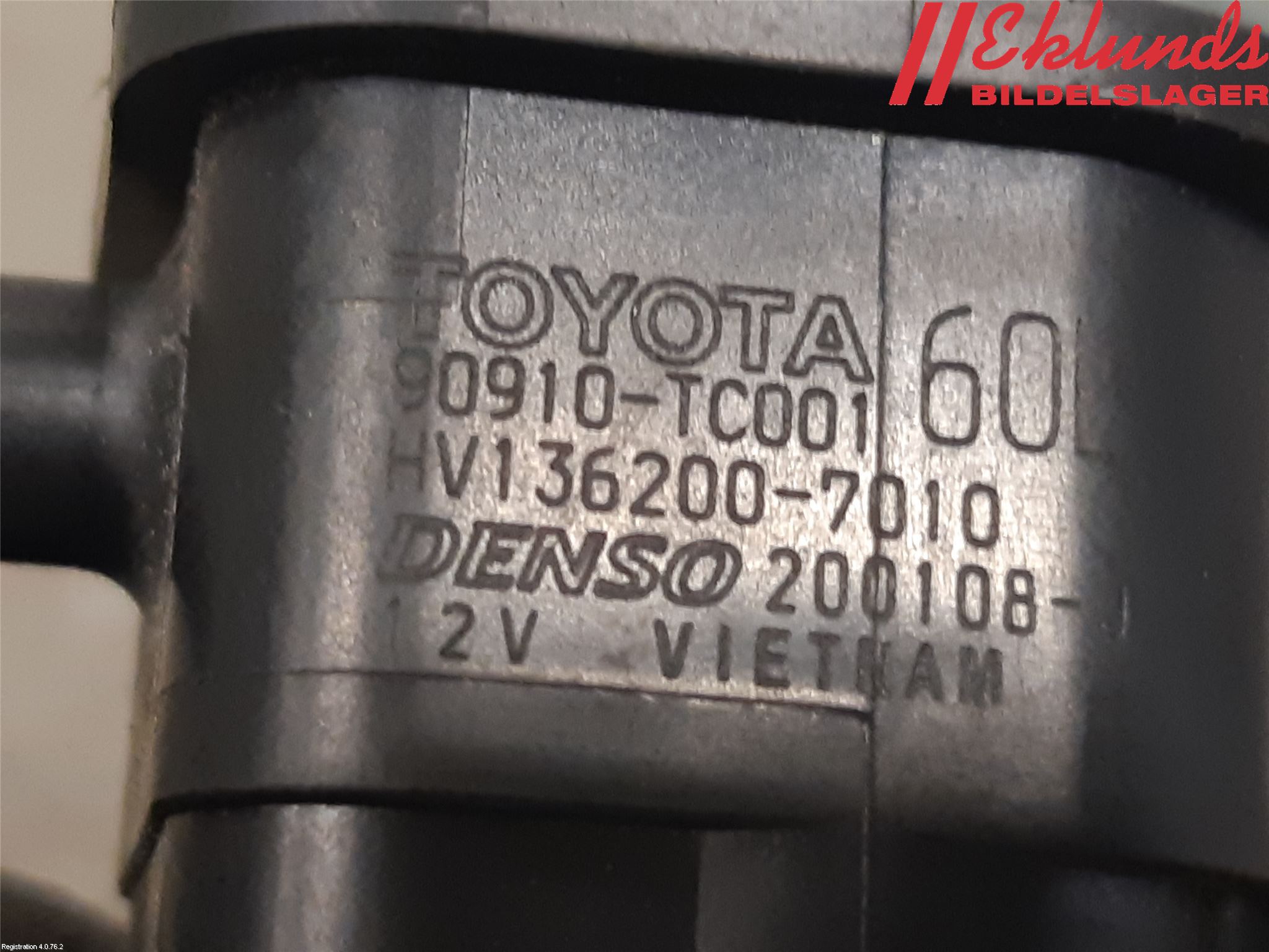 Toyota YARIS XP21 20- Vakuumventil