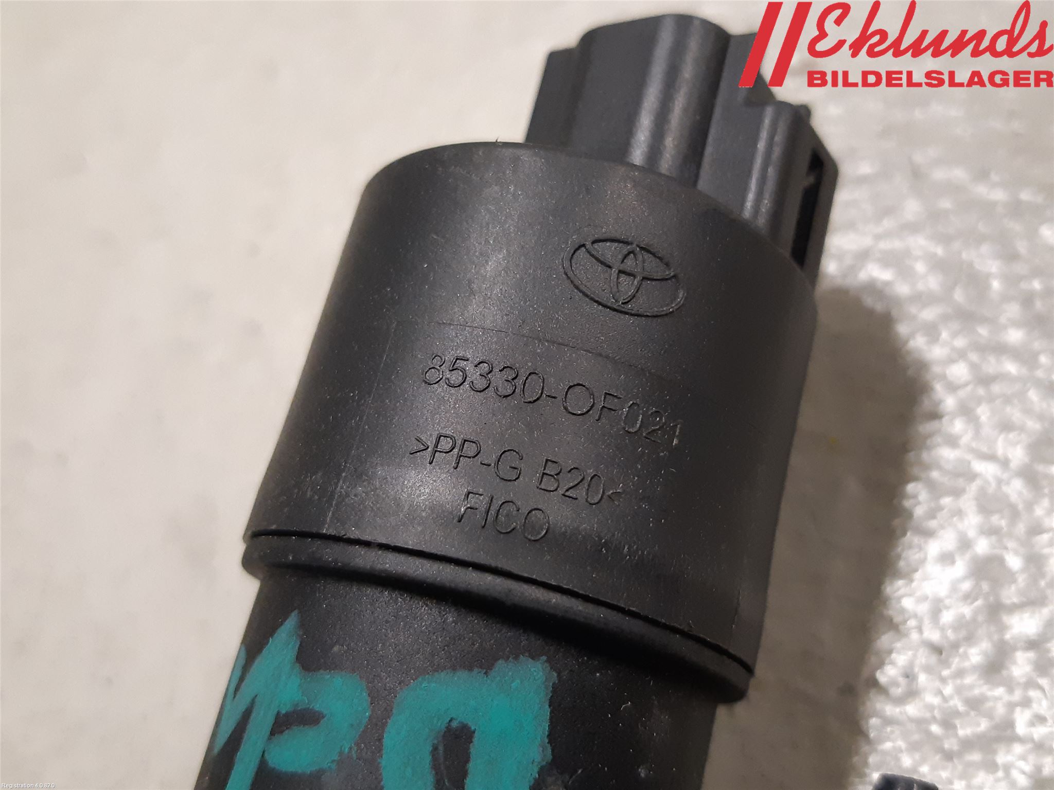 Toyota YARIS XP130 15-20 Spolarpump Baklucka