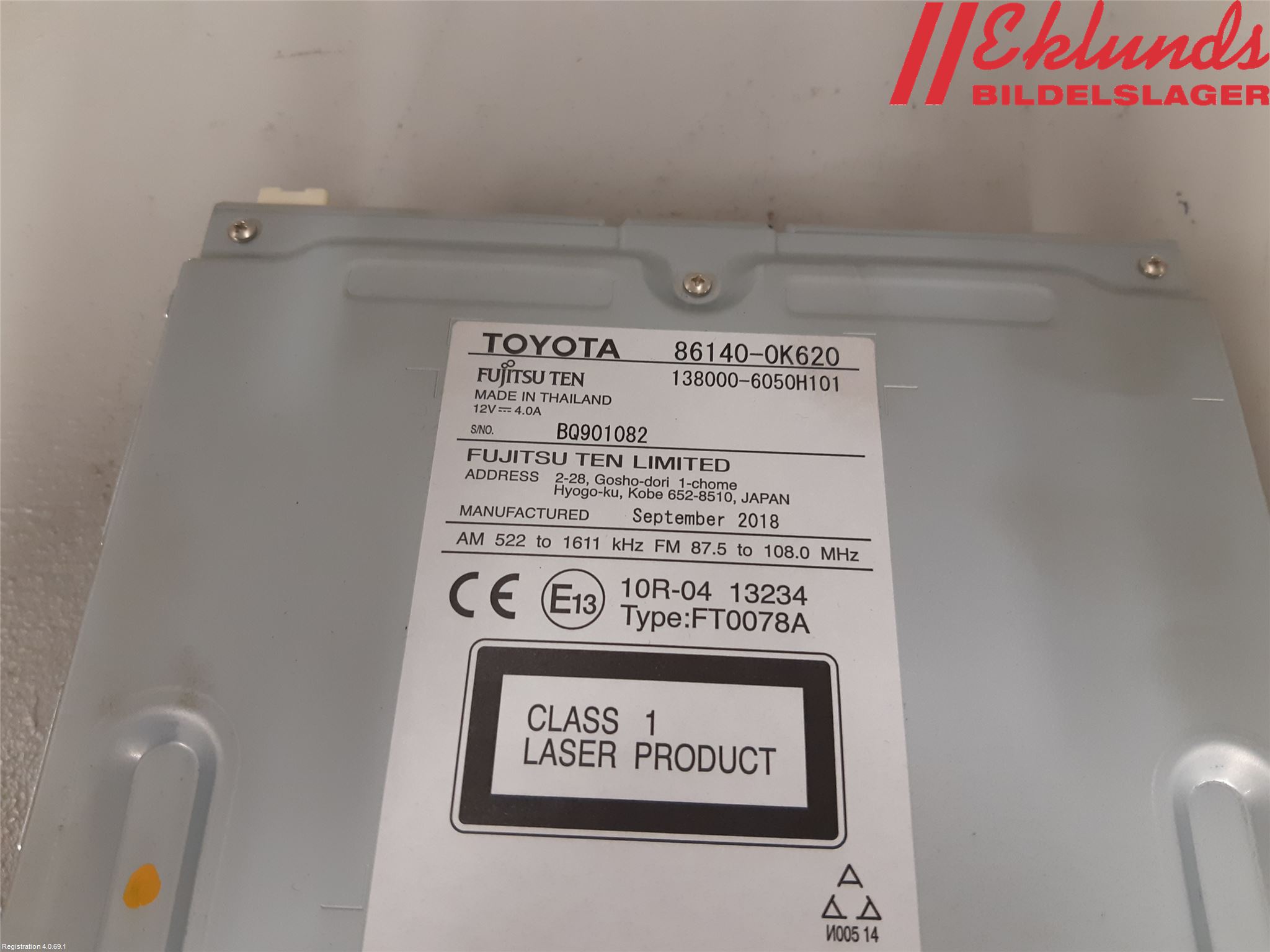 Toyota HILUX 16- Cd Radio - Multimediapanel