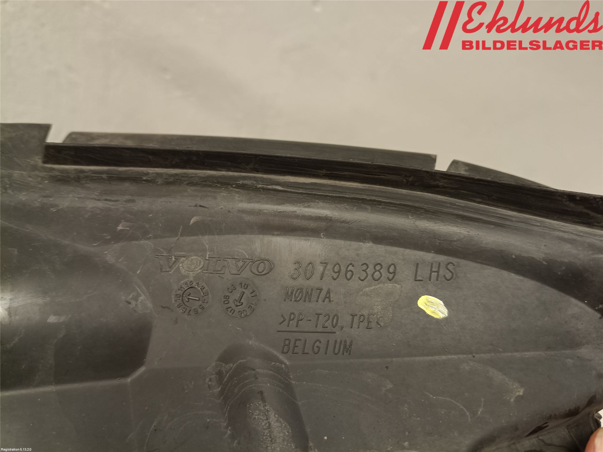 Volvo V70 08-13 Deflektor Plåt-Plast Kylning