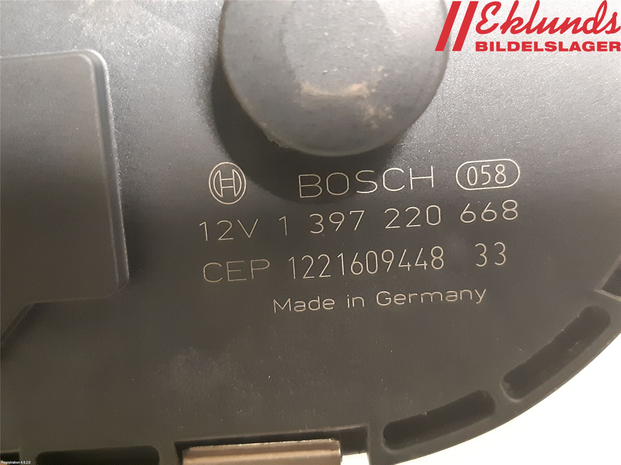 Volvo XC60 09-13 Torkarmotor Vindruta