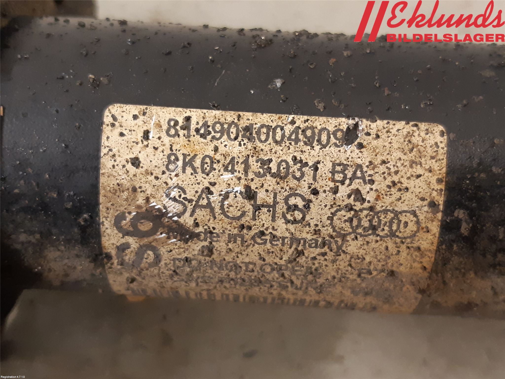 Audi A5 07-16 Fjäderben Fram Vänster