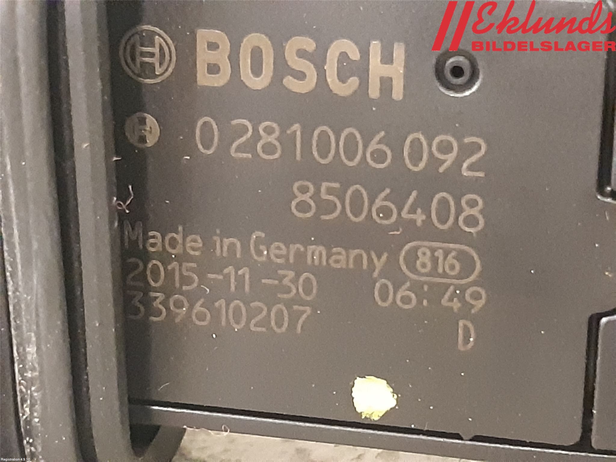 Toyota AVENSIS 16-18 Injluftmassamätare