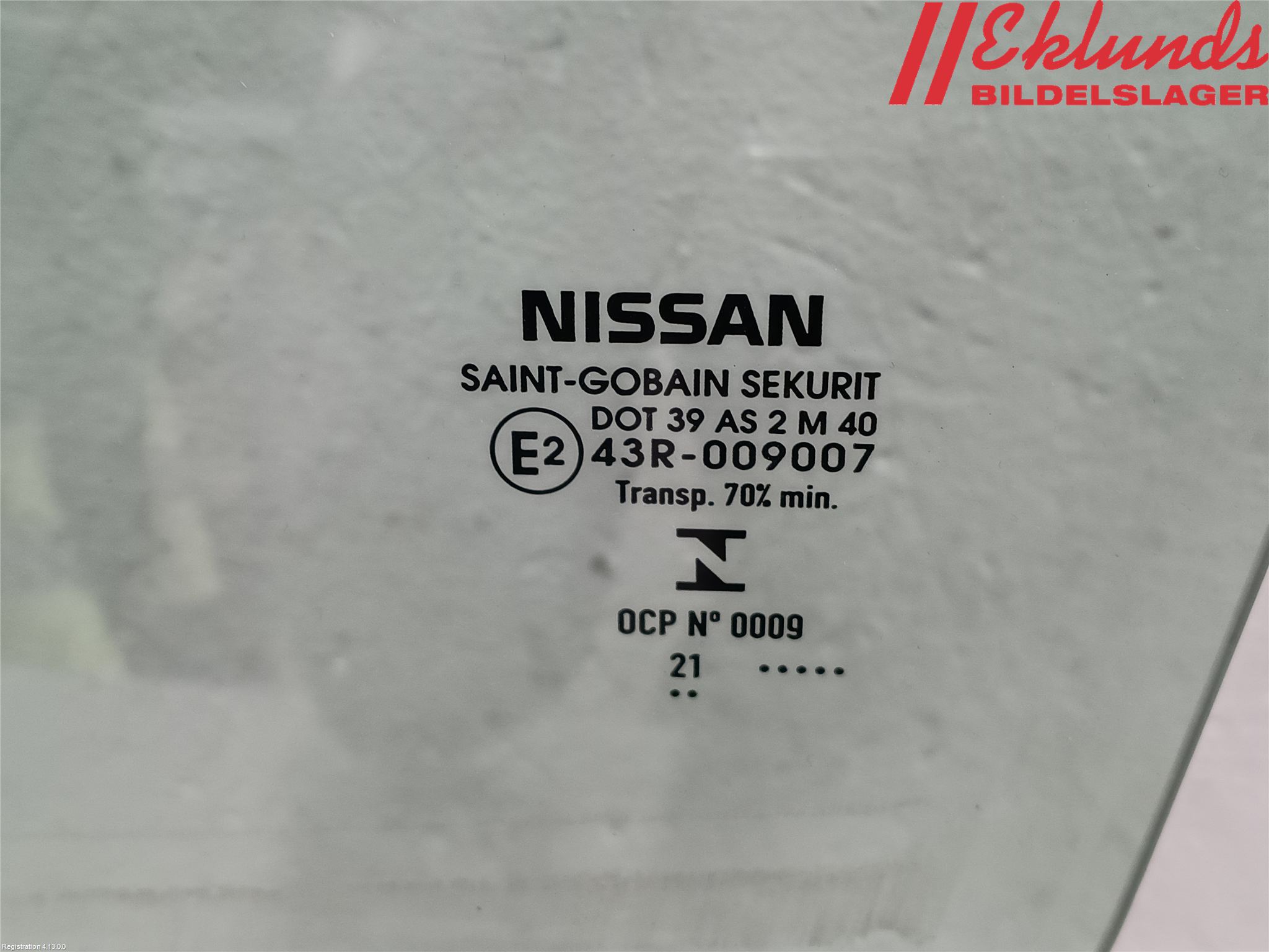 Nissan LEAF 18- Dörruta Fram Vänster