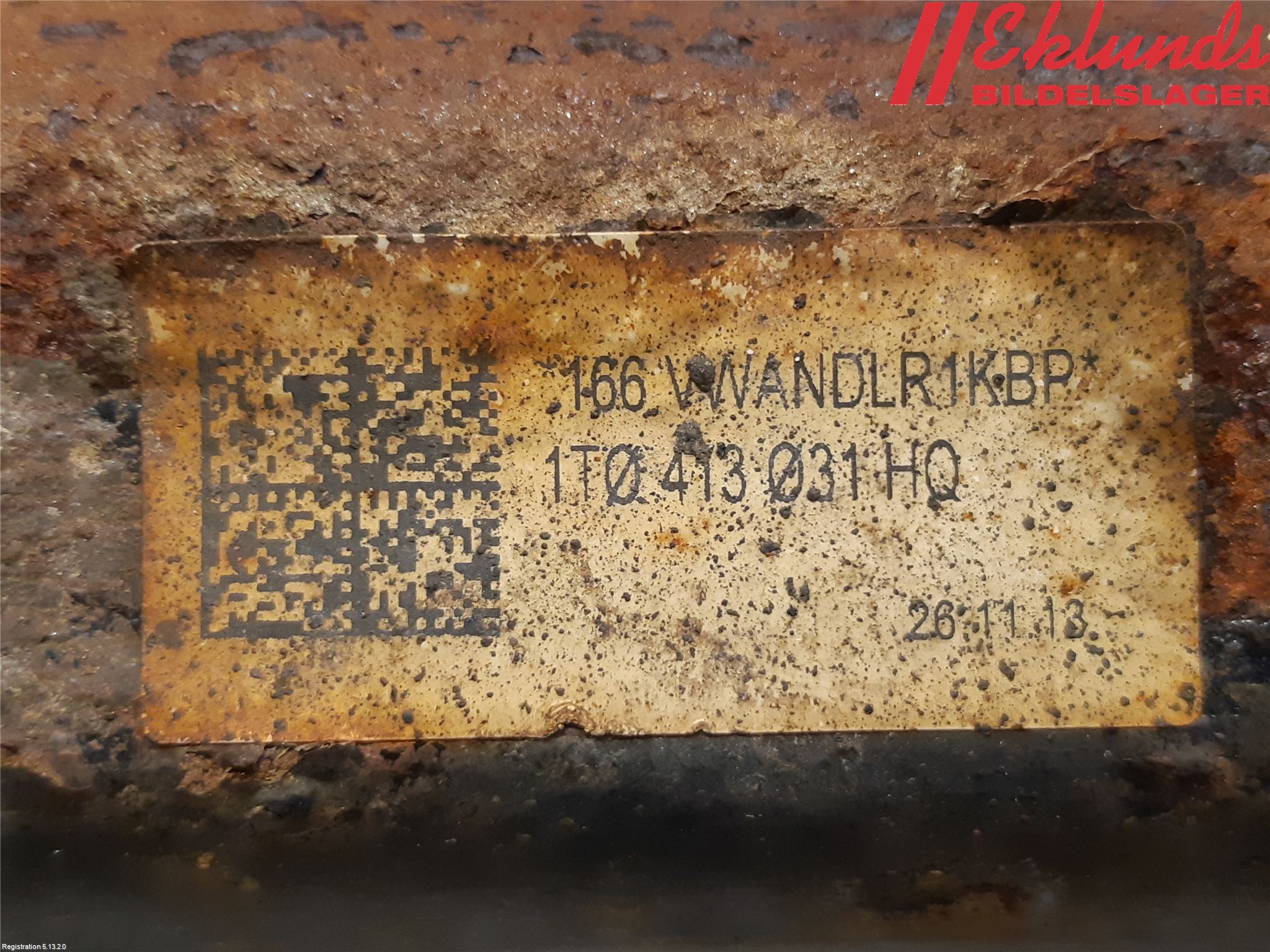 Volkswagen VW CADDY 11-15 Fjäderben Fram Vänster